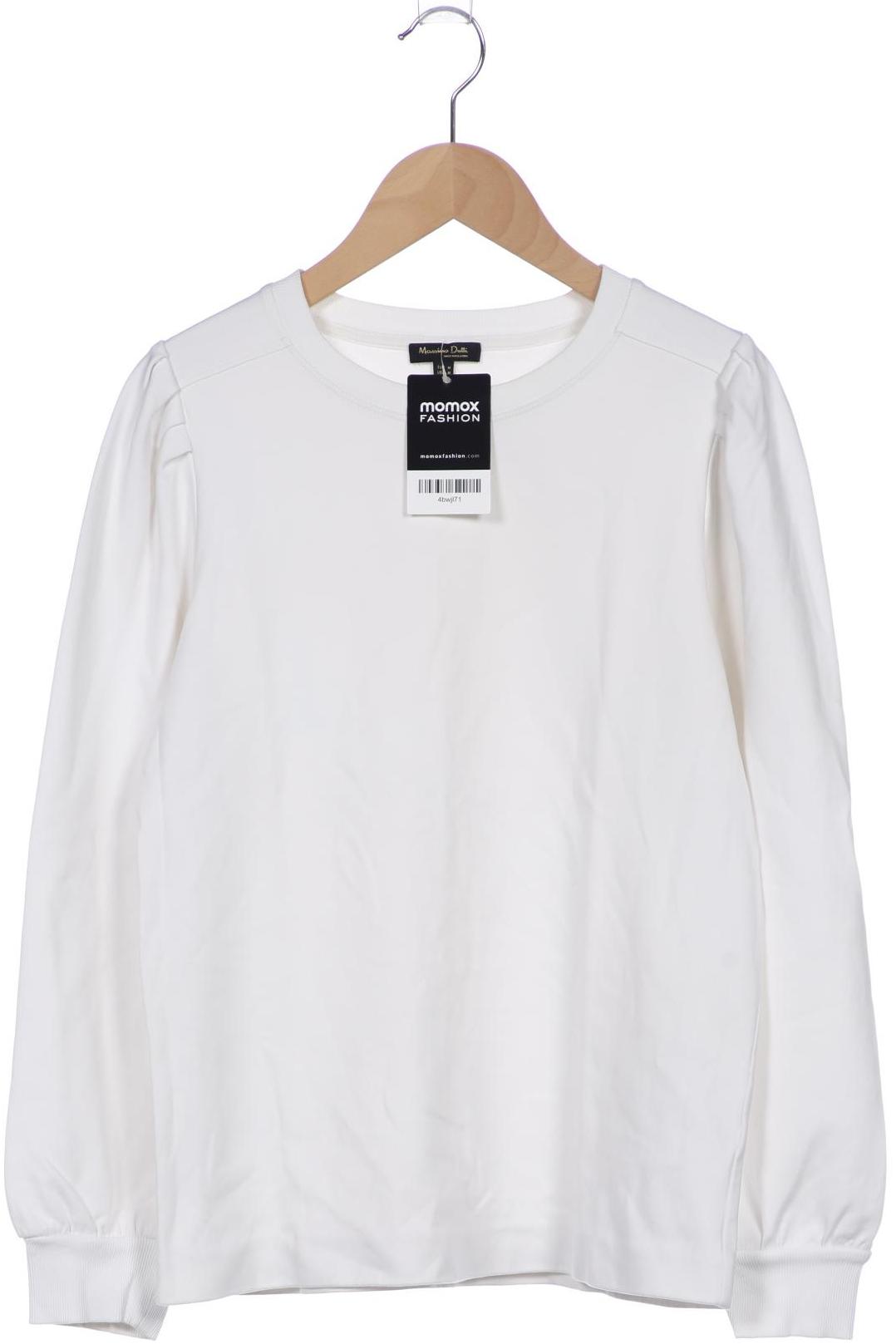 

Massimo Dutti Damen Sweatshirt, weiß, Gr. 38