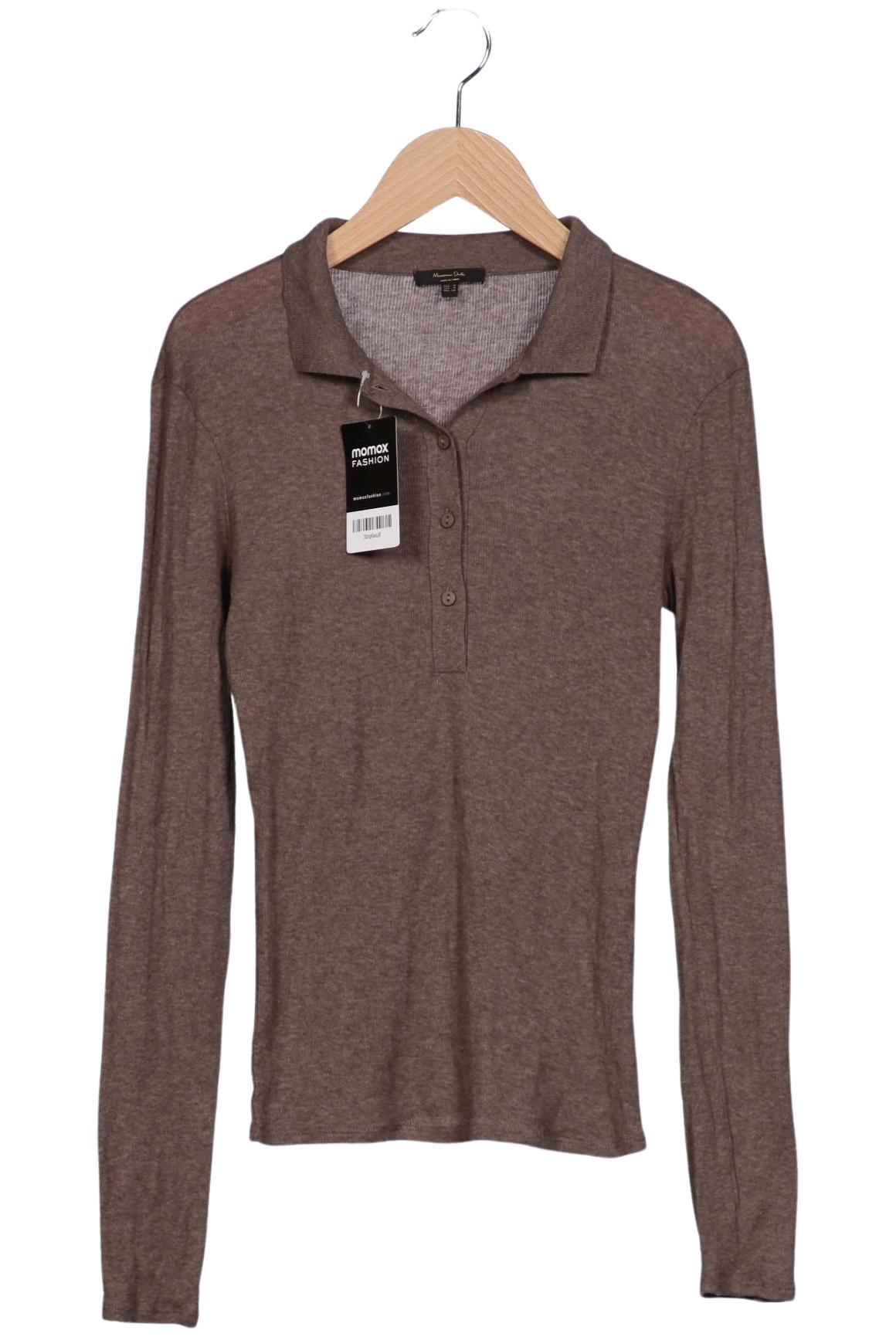 

Massimo Dutti Damen Poloshirt, braun, Gr. 36