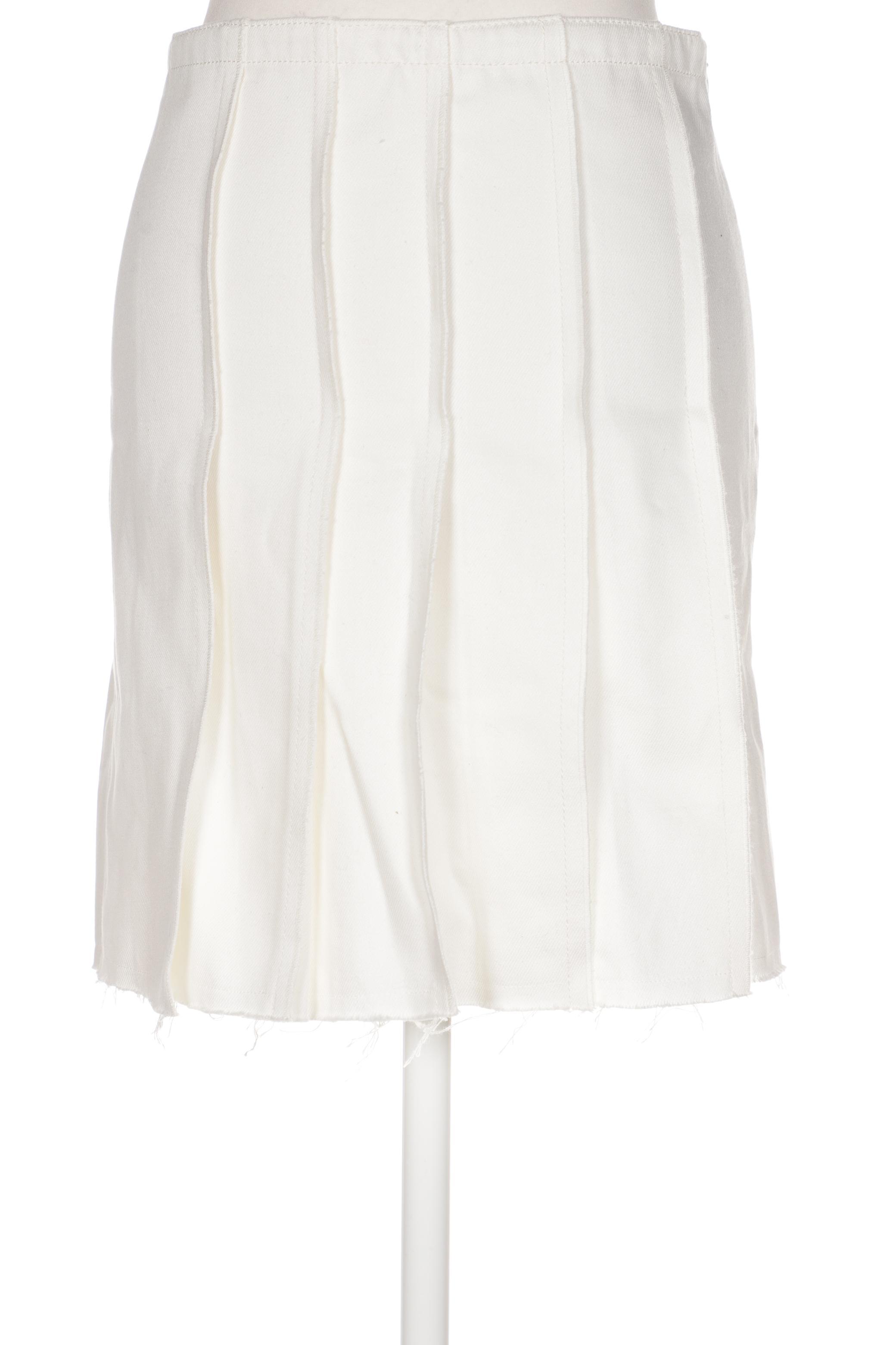 

Massimo Dutti Damen Rock, weiß, Gr. 34