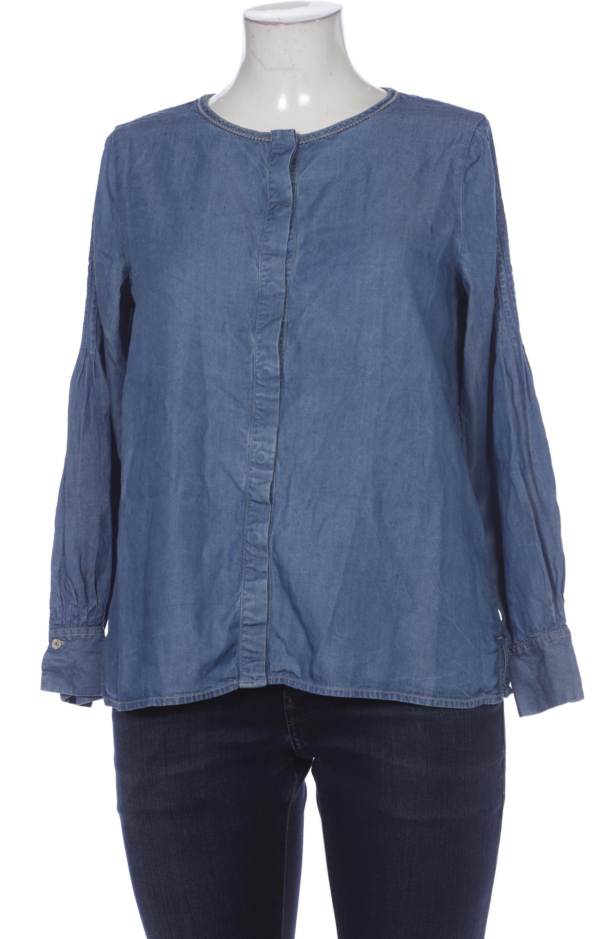 

Massimo Dutti Damen Bluse, blau, Gr. 42