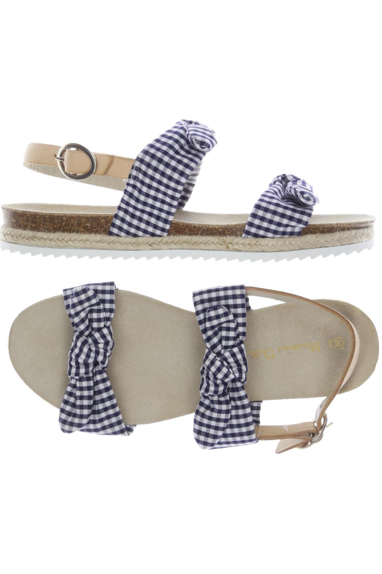 

Massimo Dutti Damen Sandale, marineblau, Gr. 38