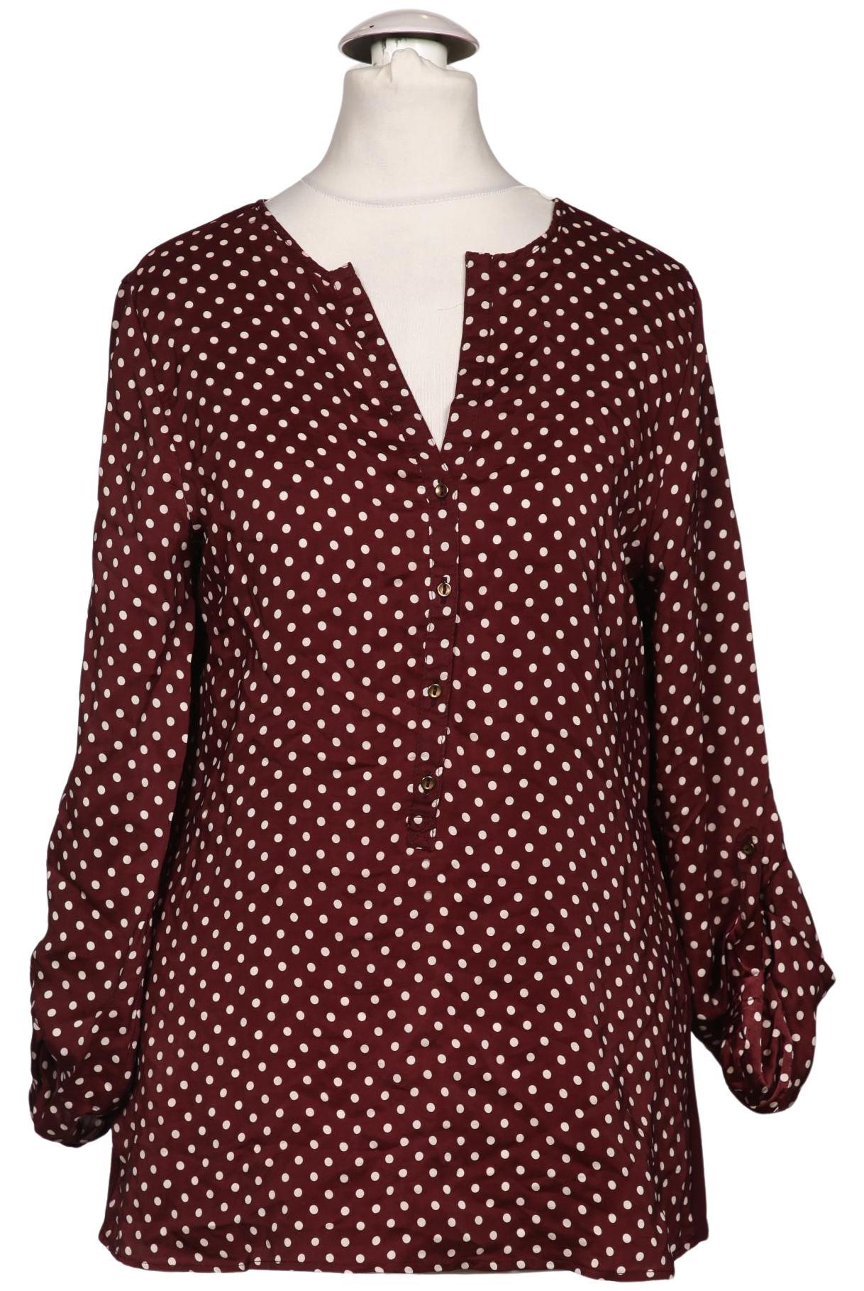 

Massimo Dutti Damen Bluse, bordeaux, Gr. 36