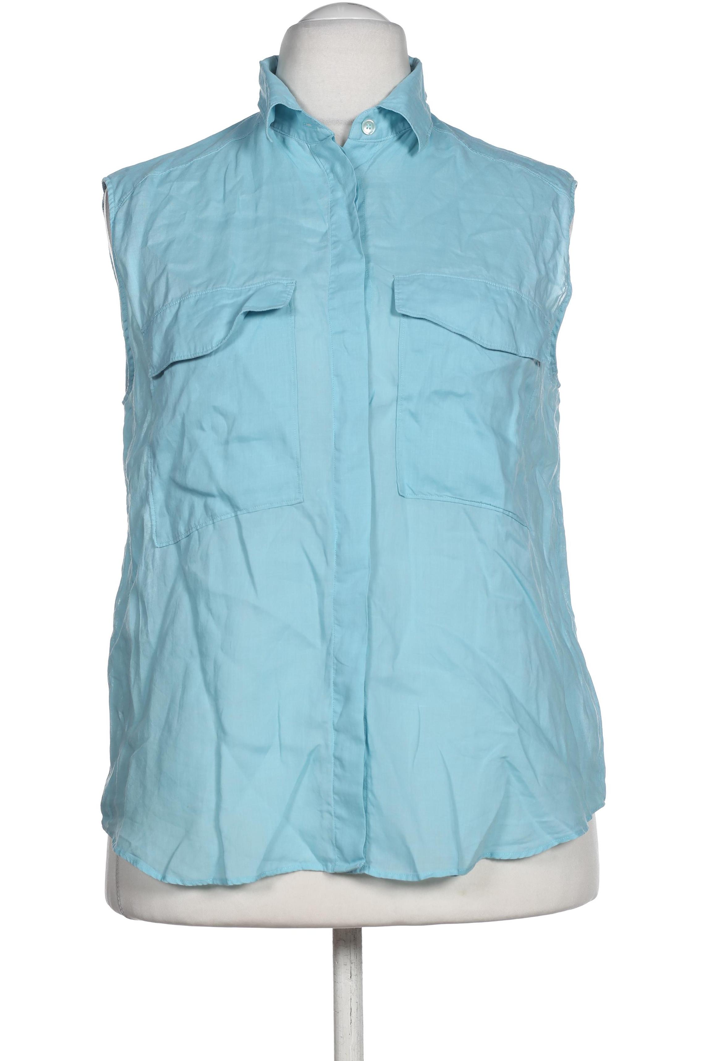 

Massimo Dutti Damen Bluse, blau, Gr. 42