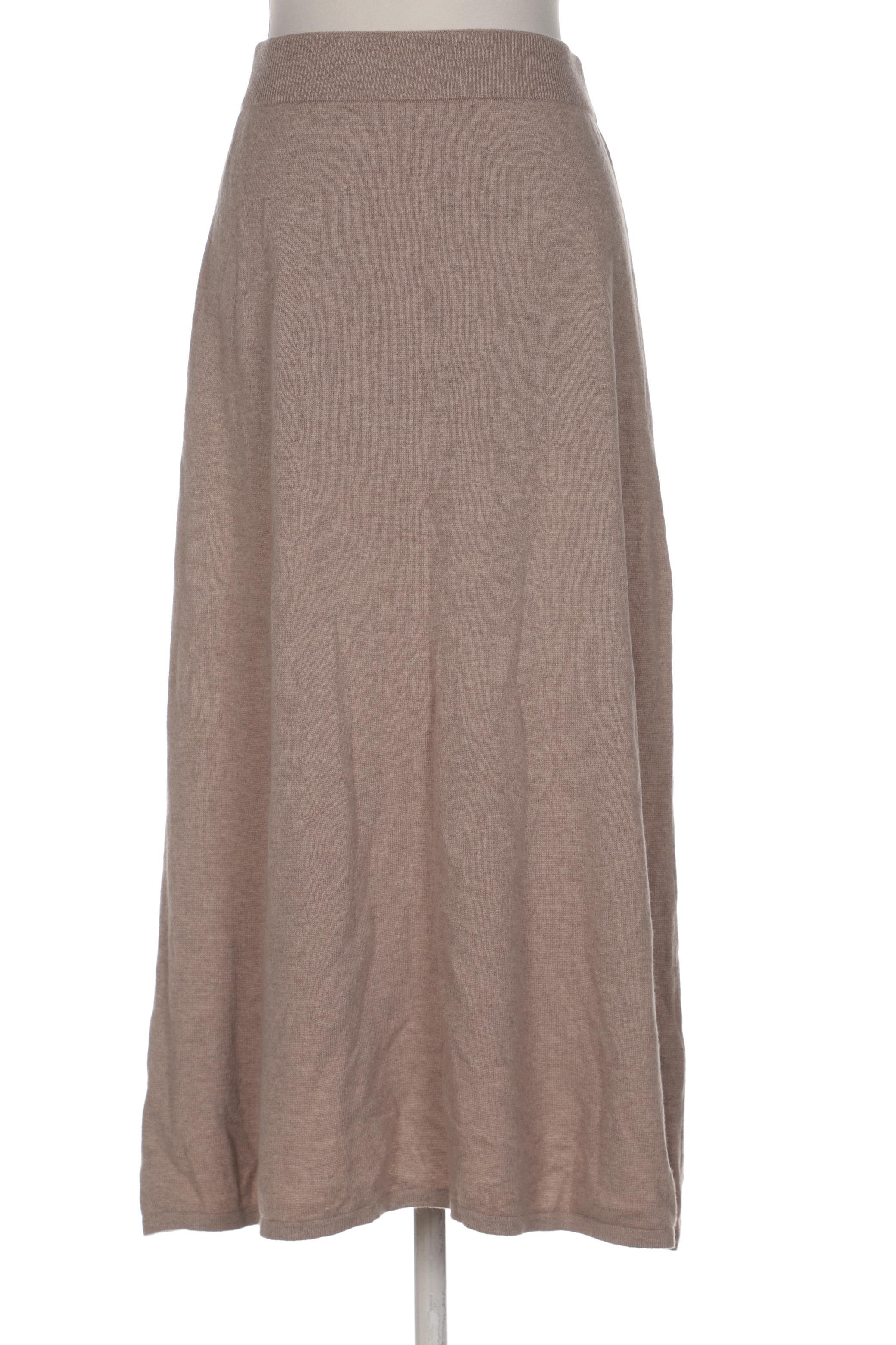 

Massimo Dutti Damen Rock, beige, Gr. 38