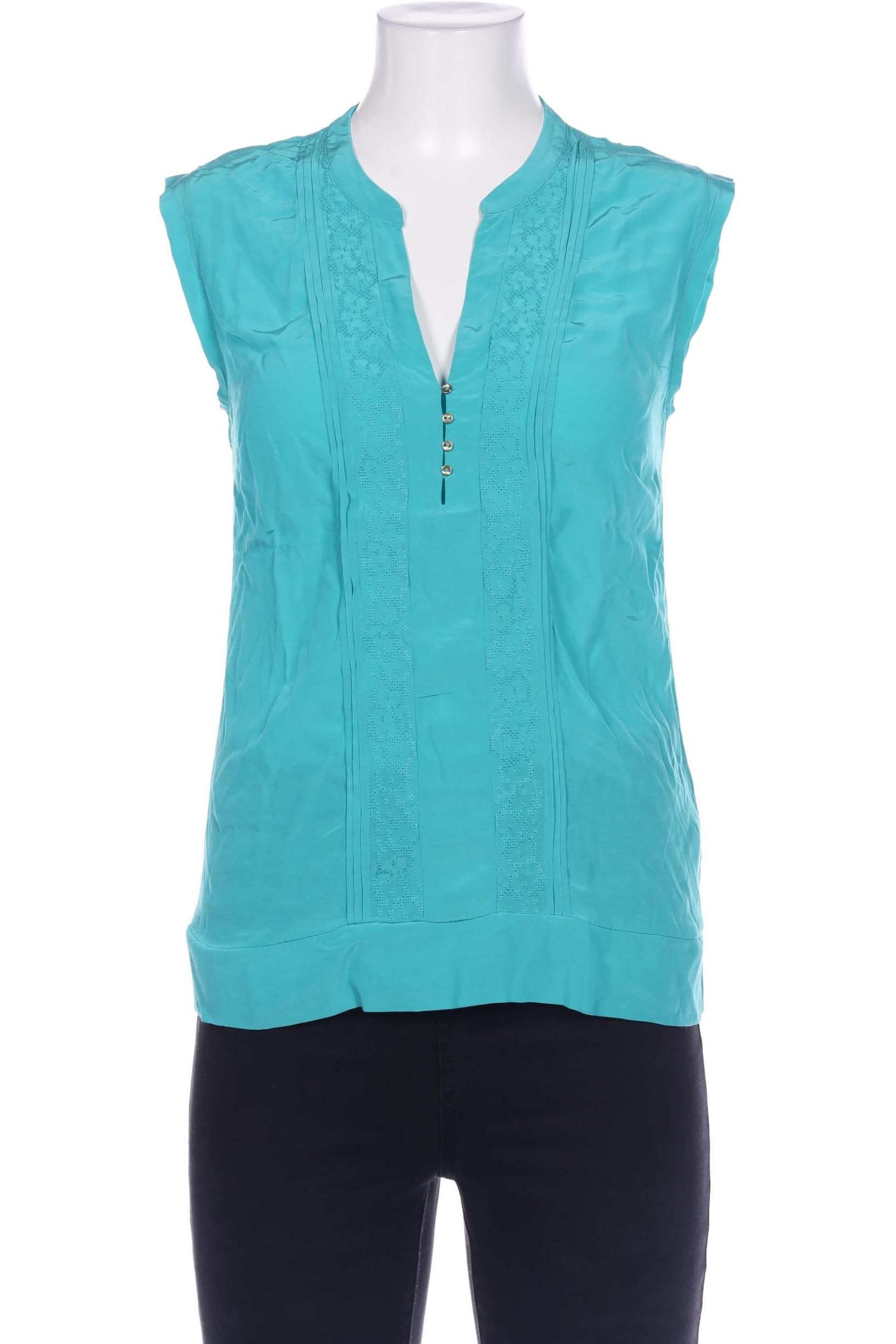 

Massimo Dutti Damen Bluse, türkis, Gr. 38