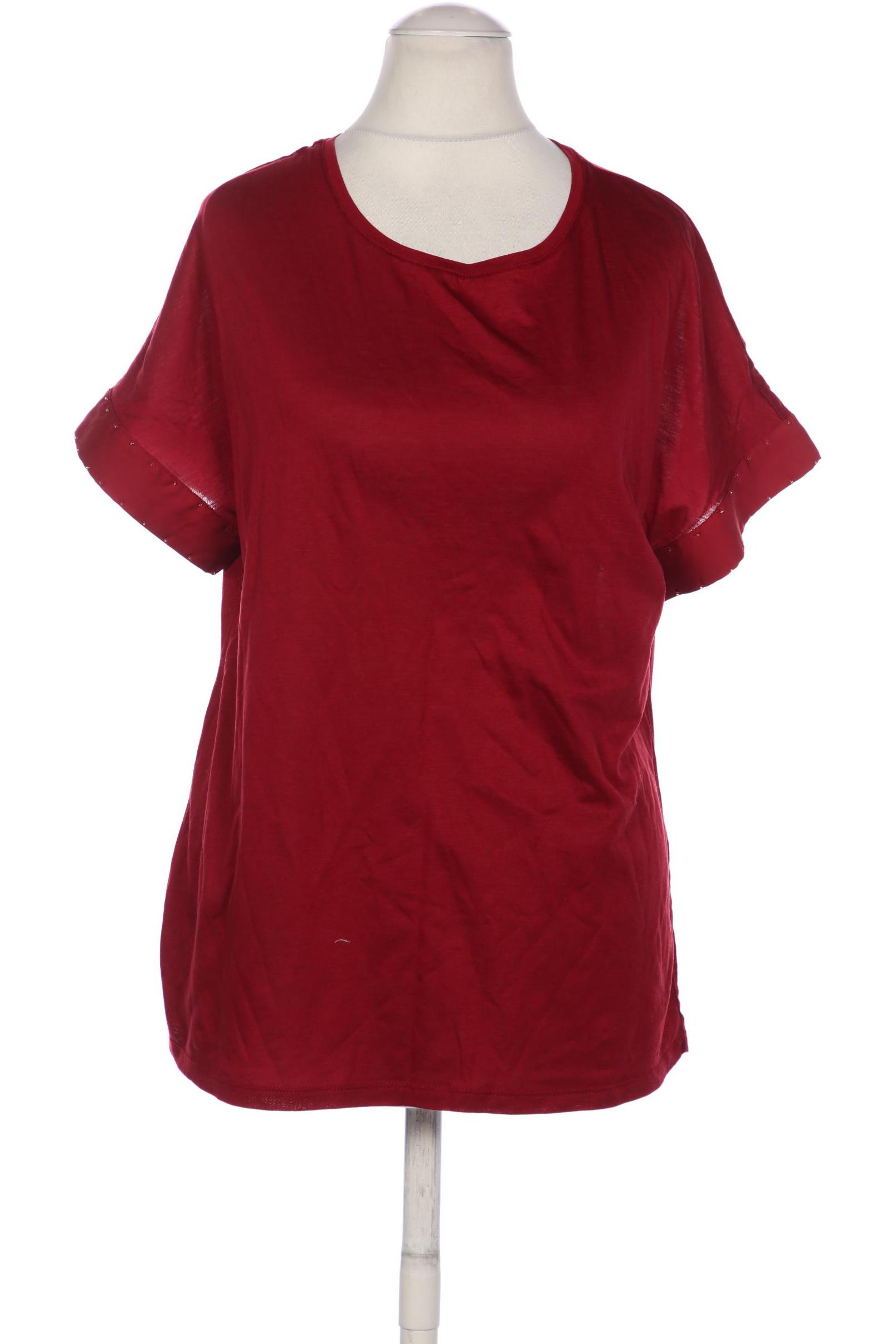

Massimo Dutti Damen T-Shirt, bordeaux, Gr. 36