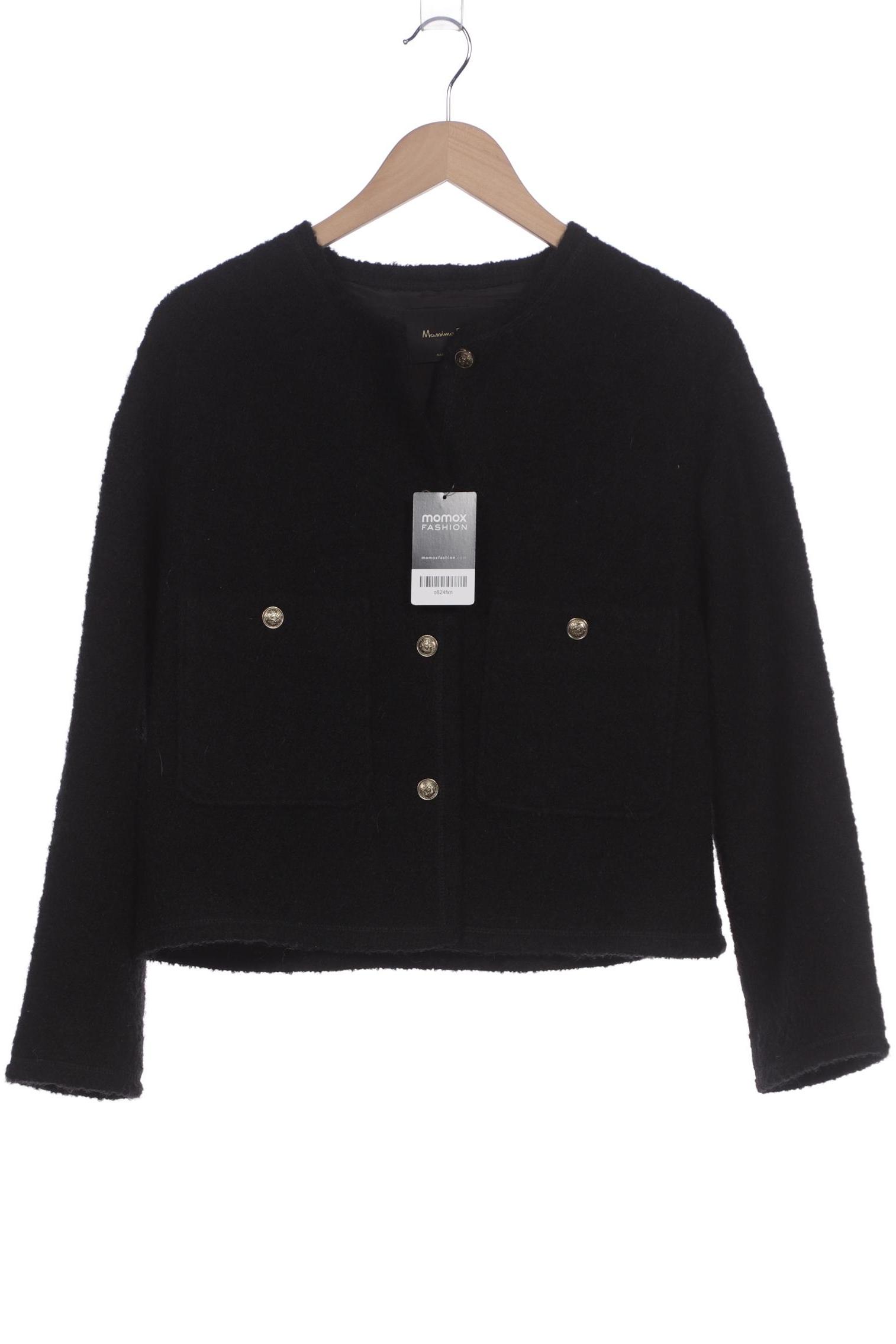 

Massimo Dutti Damen Jacke, schwarz, Gr. 34