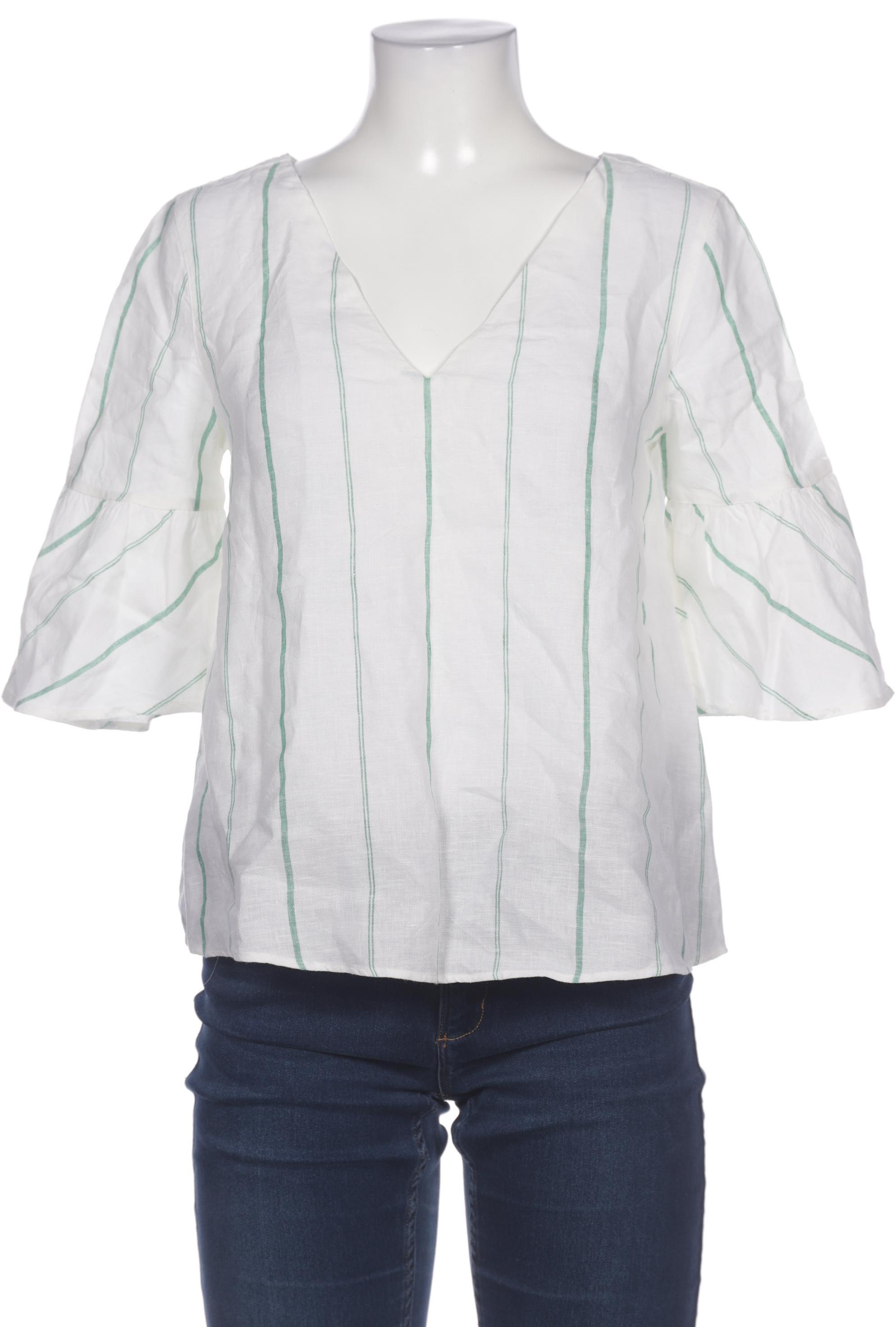 

Massimo Dutti Damen Bluse, weiß, Gr. 38