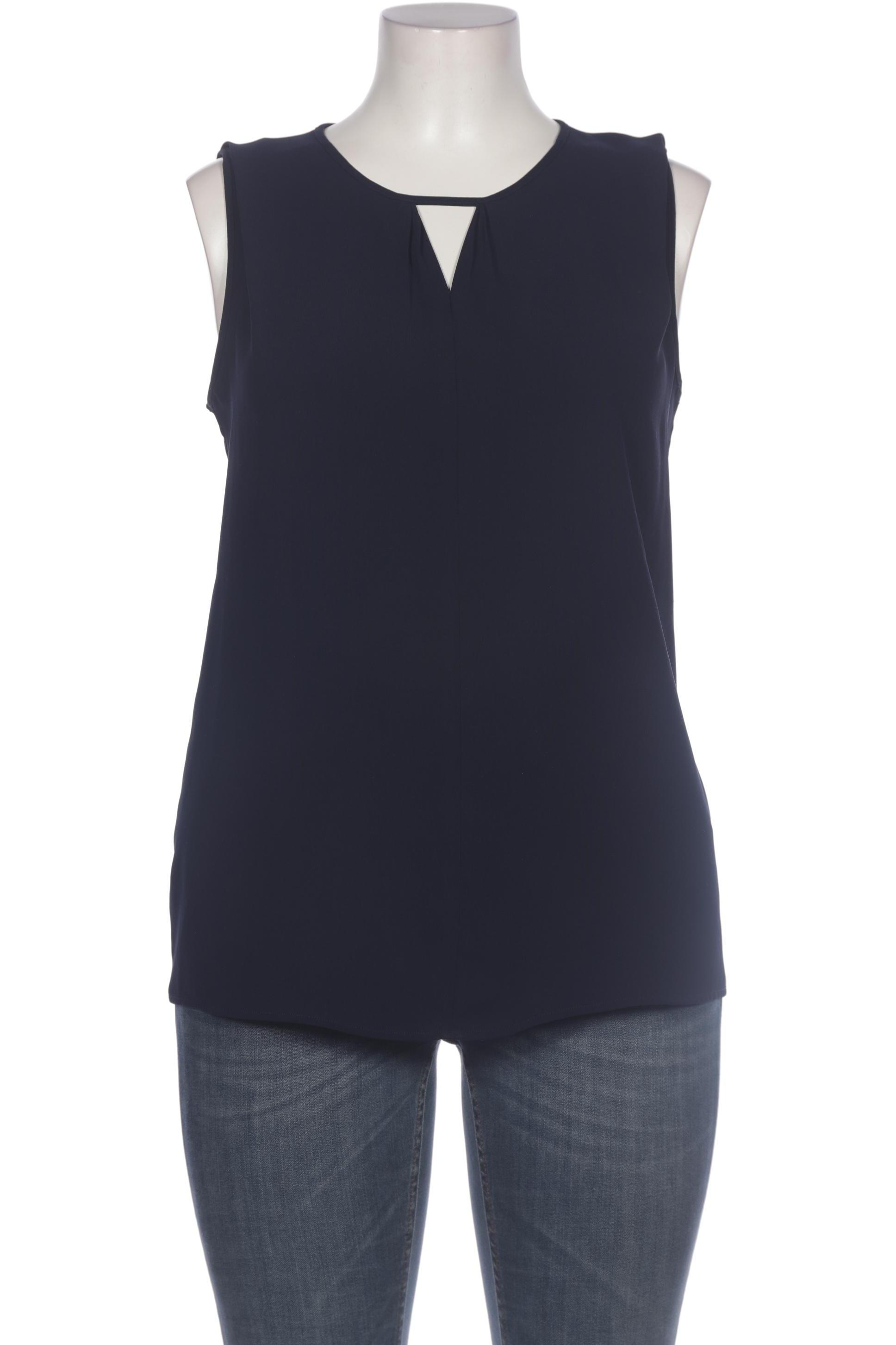 

Massimo Dutti Damen Bluse, marineblau, Gr. 42