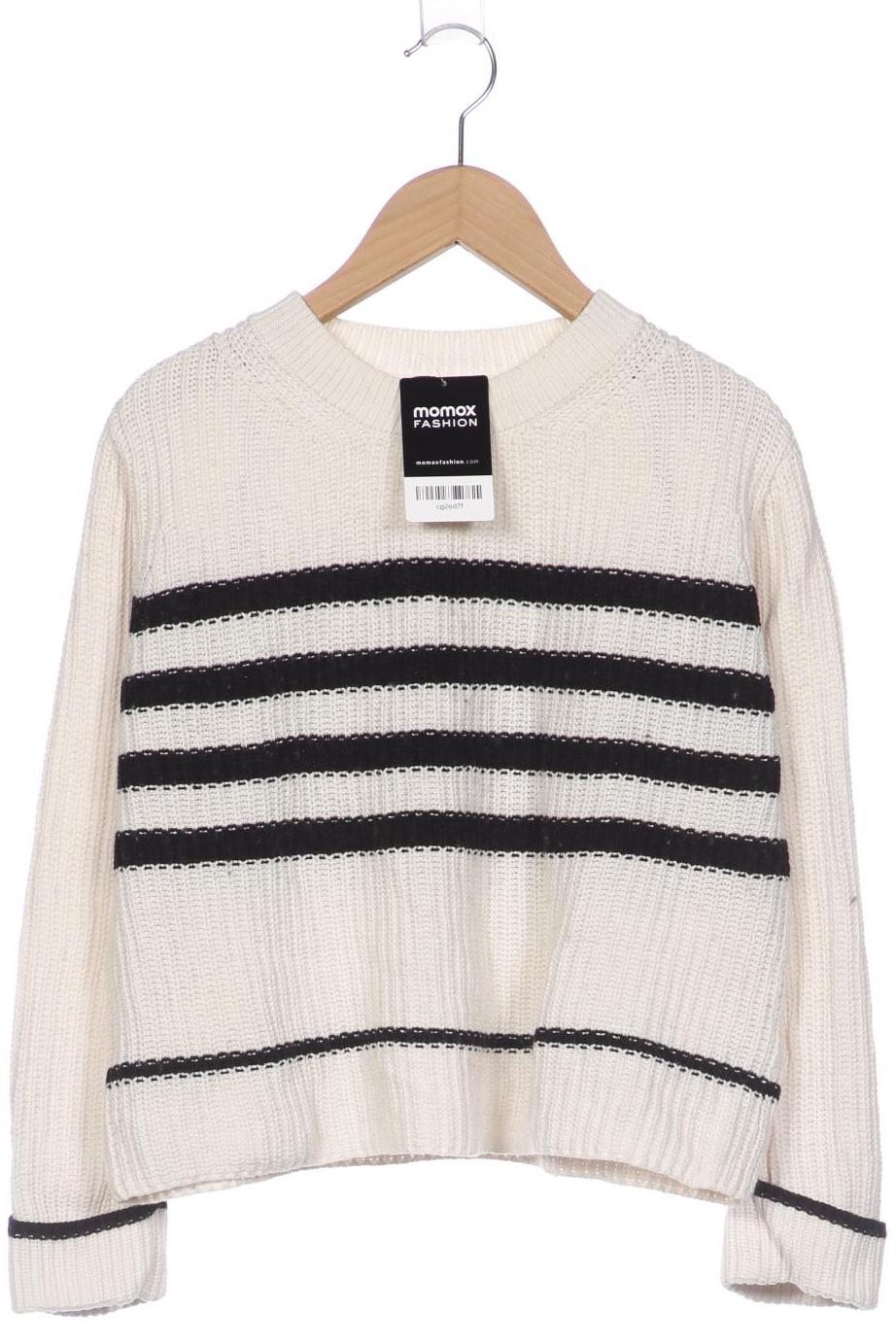 

Massimo Dutti Damen Pullover, weiß, Gr. 34