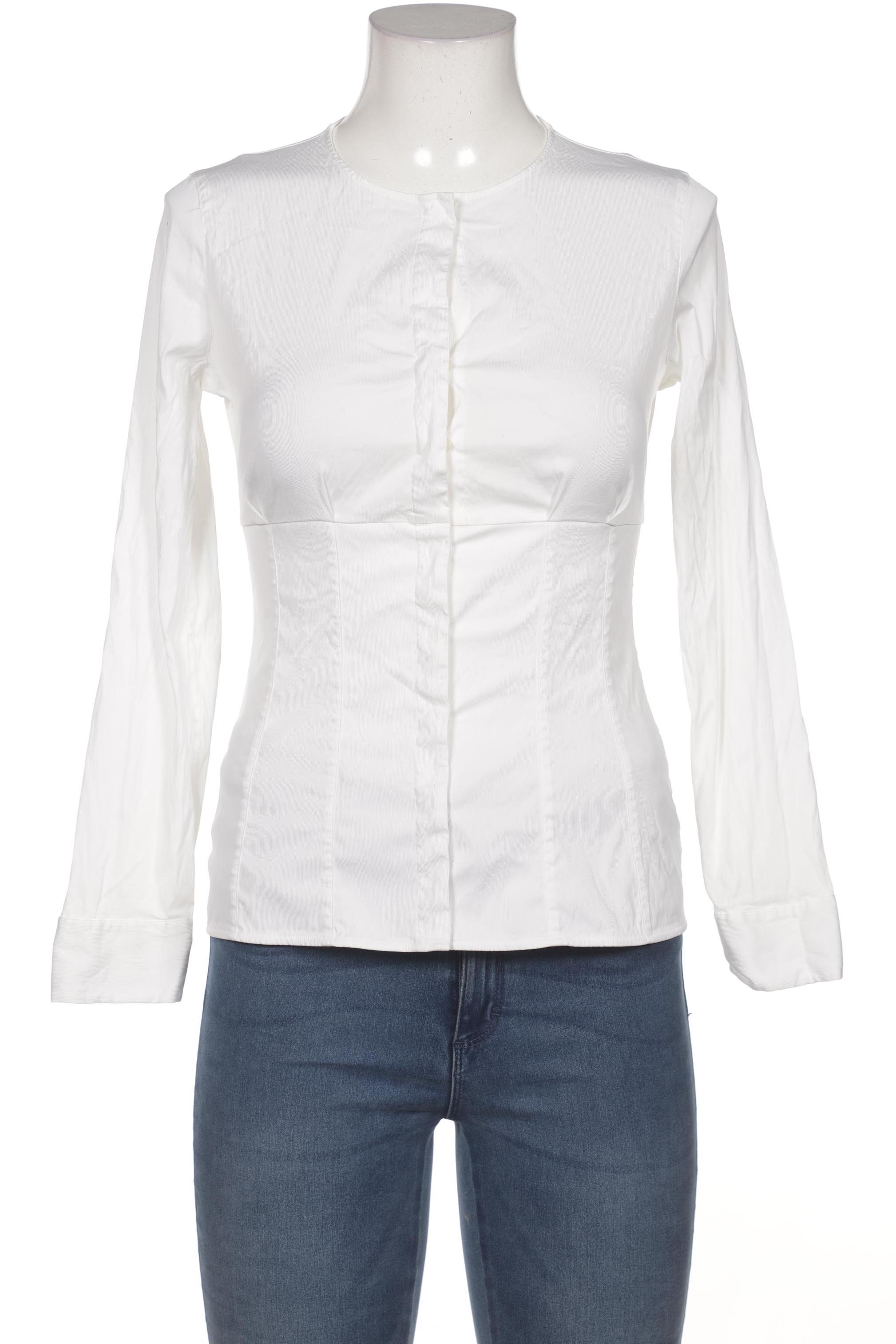 

Massimo Dutti Damen Bluse, weiß, Gr. 38