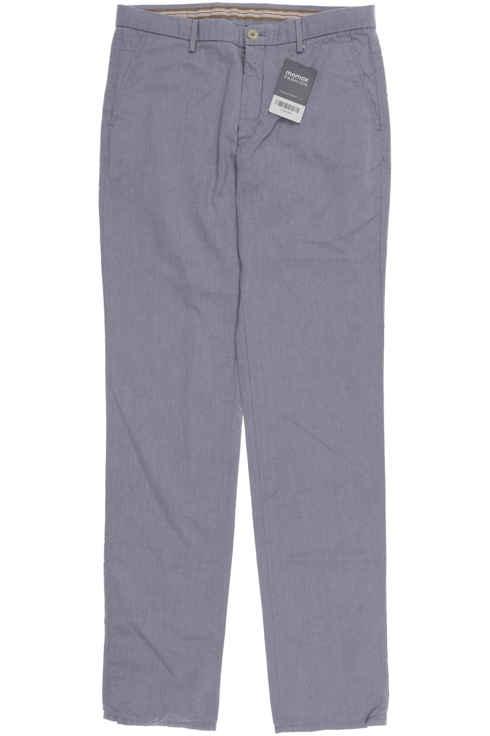 

Massimo Dutti Damen Stoffhose, blau, Gr. 38