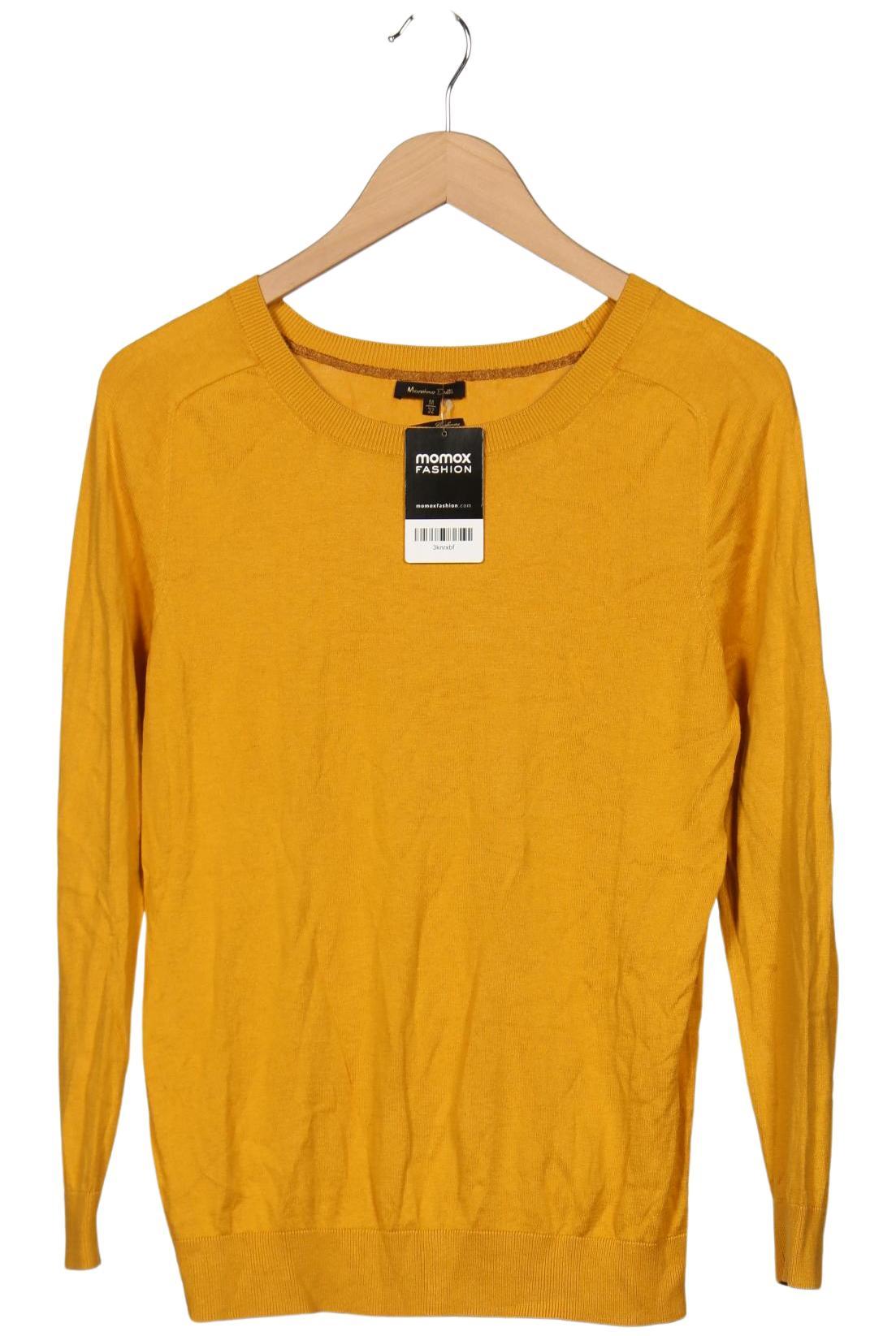 

Massimo Dutti Damen Pullover, gelb, Gr. 32