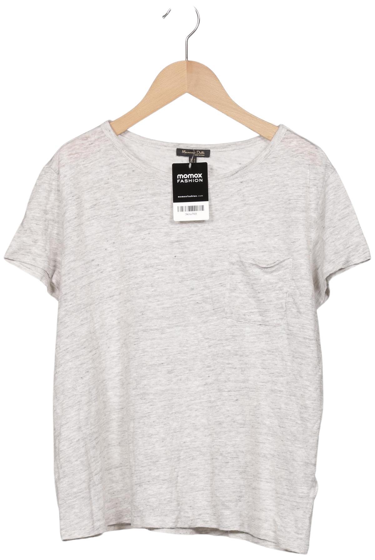 

Massimo Dutti Damen T-Shirt, grau, Gr. 38