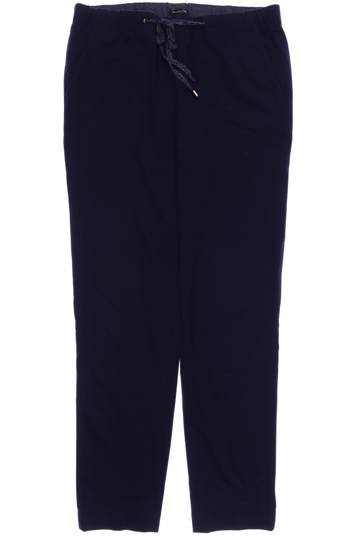 

Massimo Dutti Damen Stoffhose, marineblau, Gr. 40