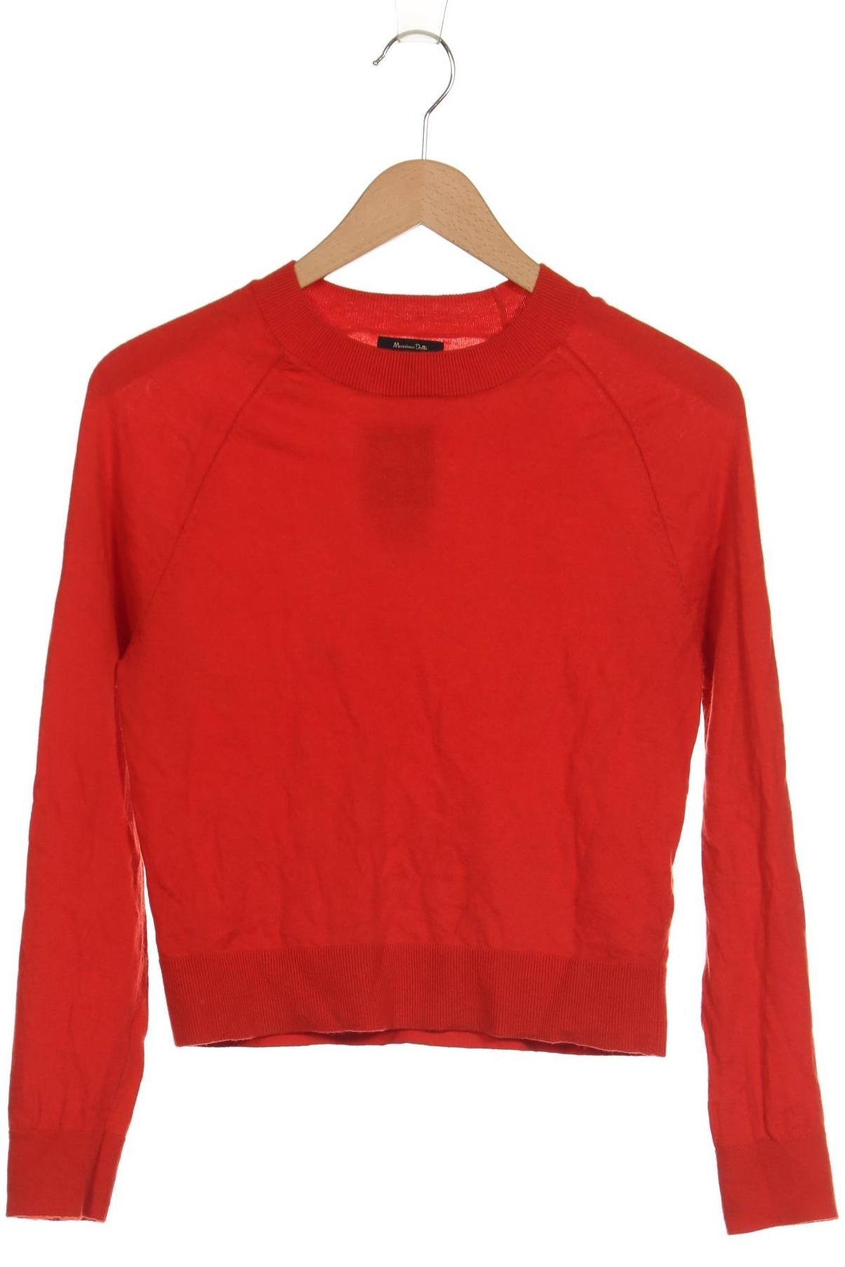 

Massimo Dutti Damen Pullover, rot, Gr. 36