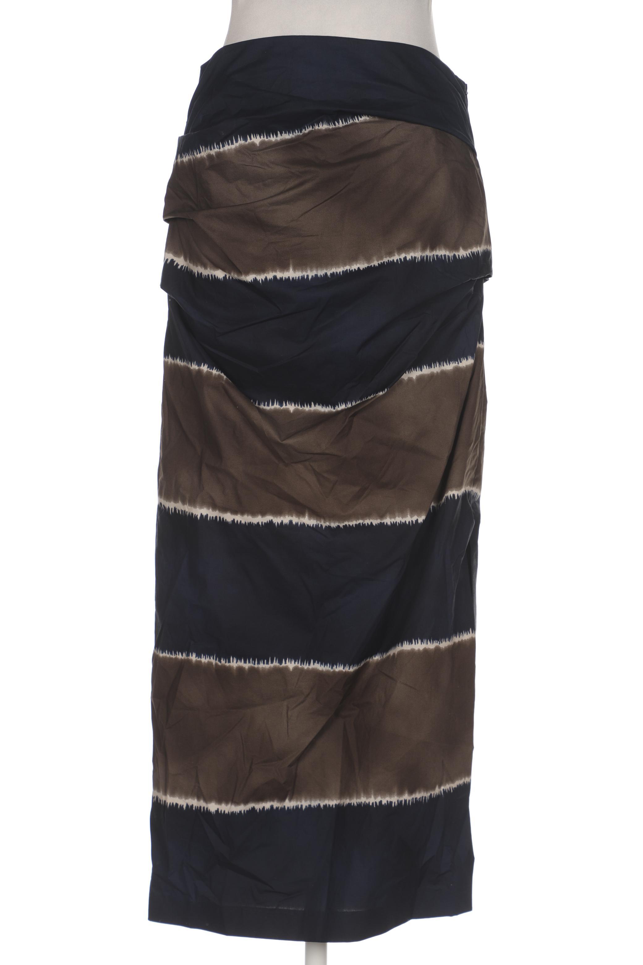 

Massimo Dutti Damen Rock, marineblau, Gr. 36