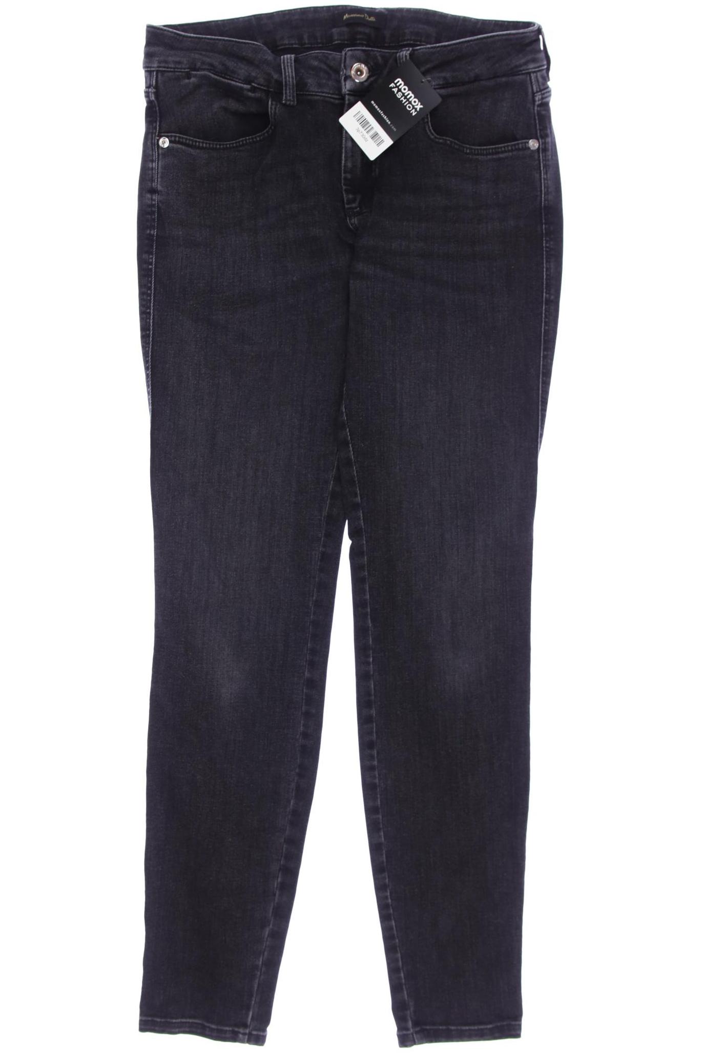 

Massimo Dutti Damen Jeans, schwarz, Gr. 38