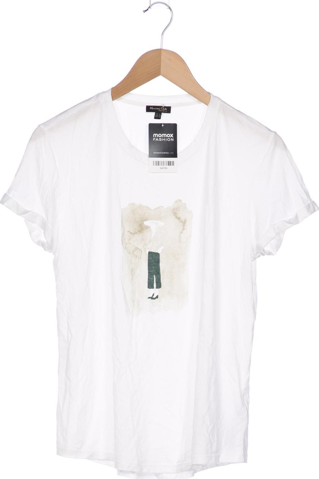 

Massimo Dutti Damen T-Shirt, weiß, Gr. 38