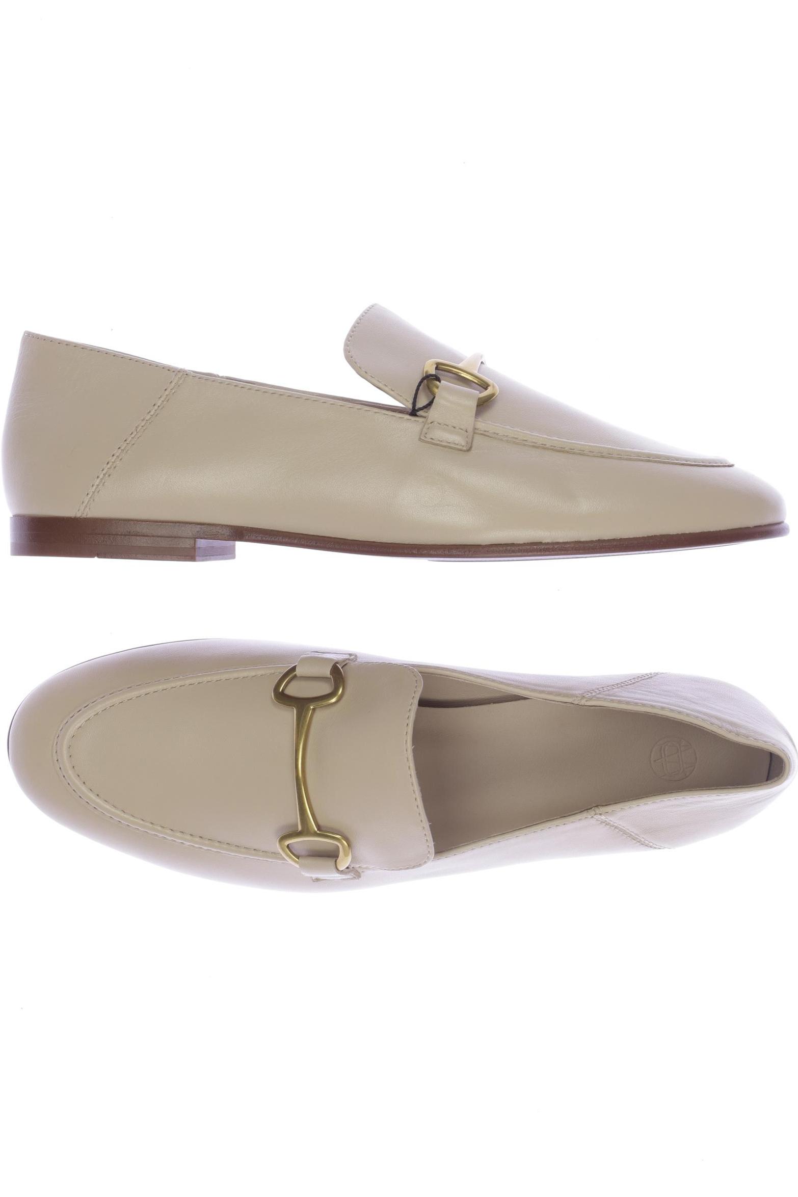 

Massimo Dutti Damen Halbschuh, beige, Gr. 39