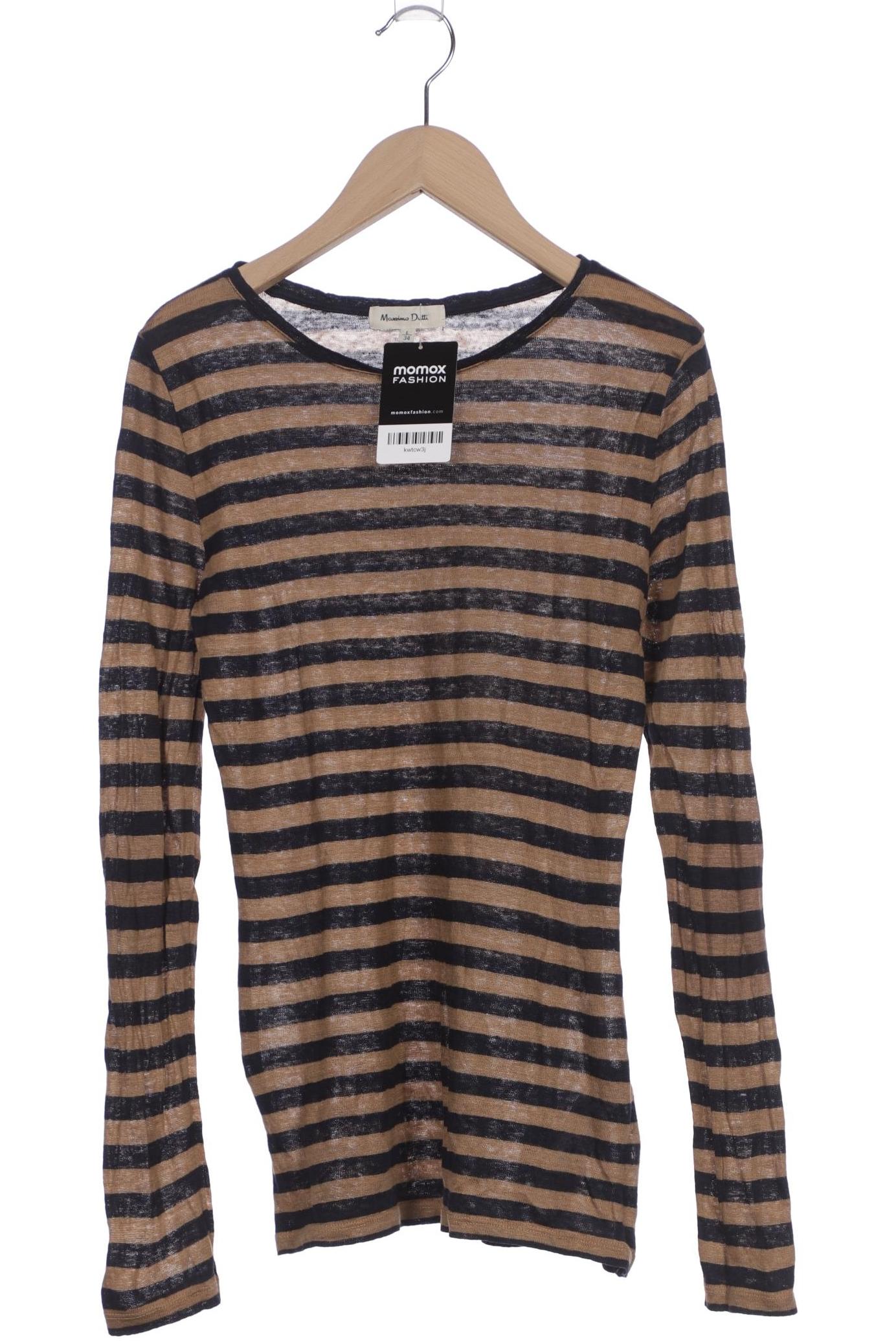

Massimo Dutti Damen Langarmshirt, braun, Gr. 42