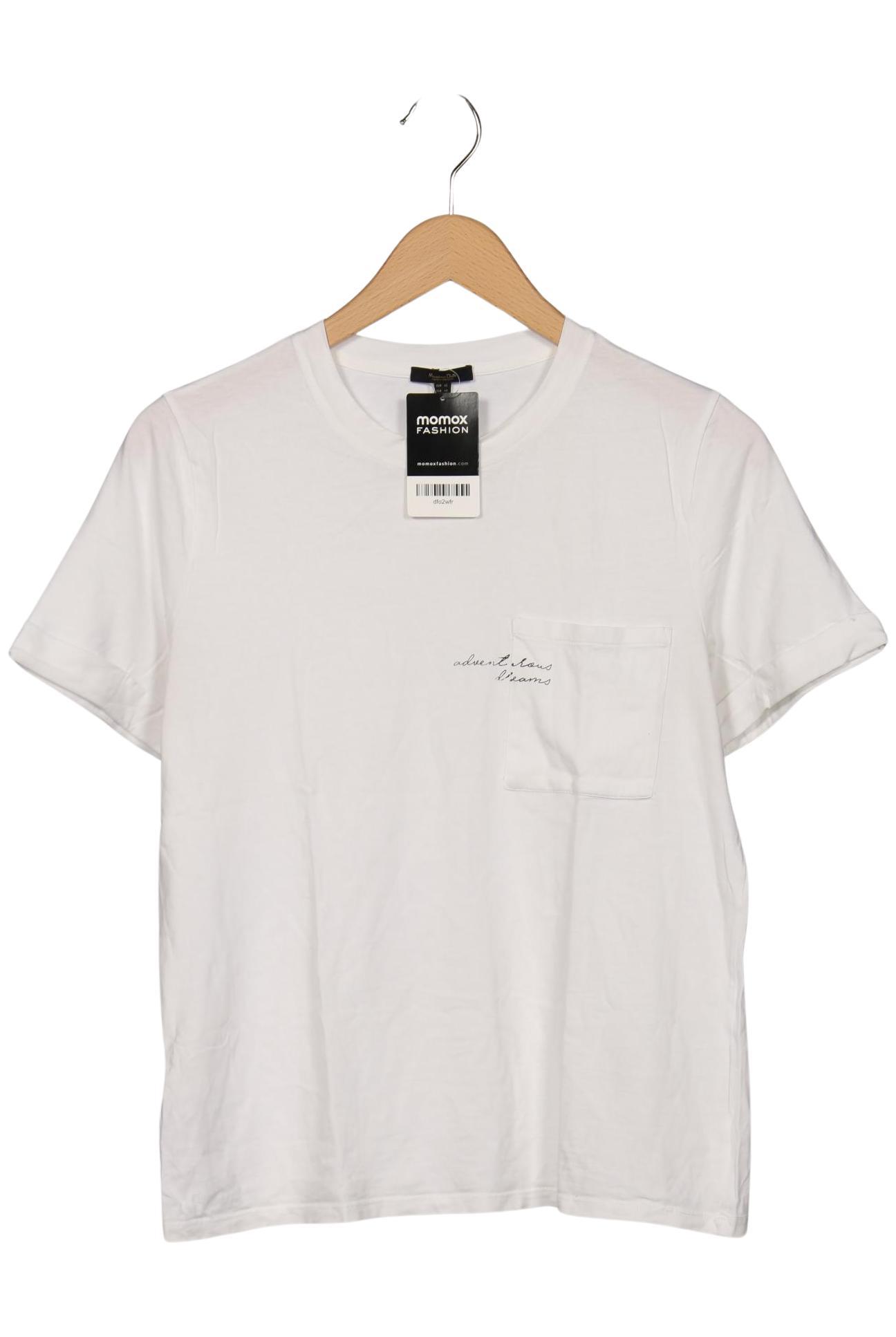

Massimo Dutti Damen T-Shirt, weiß, Gr. 34