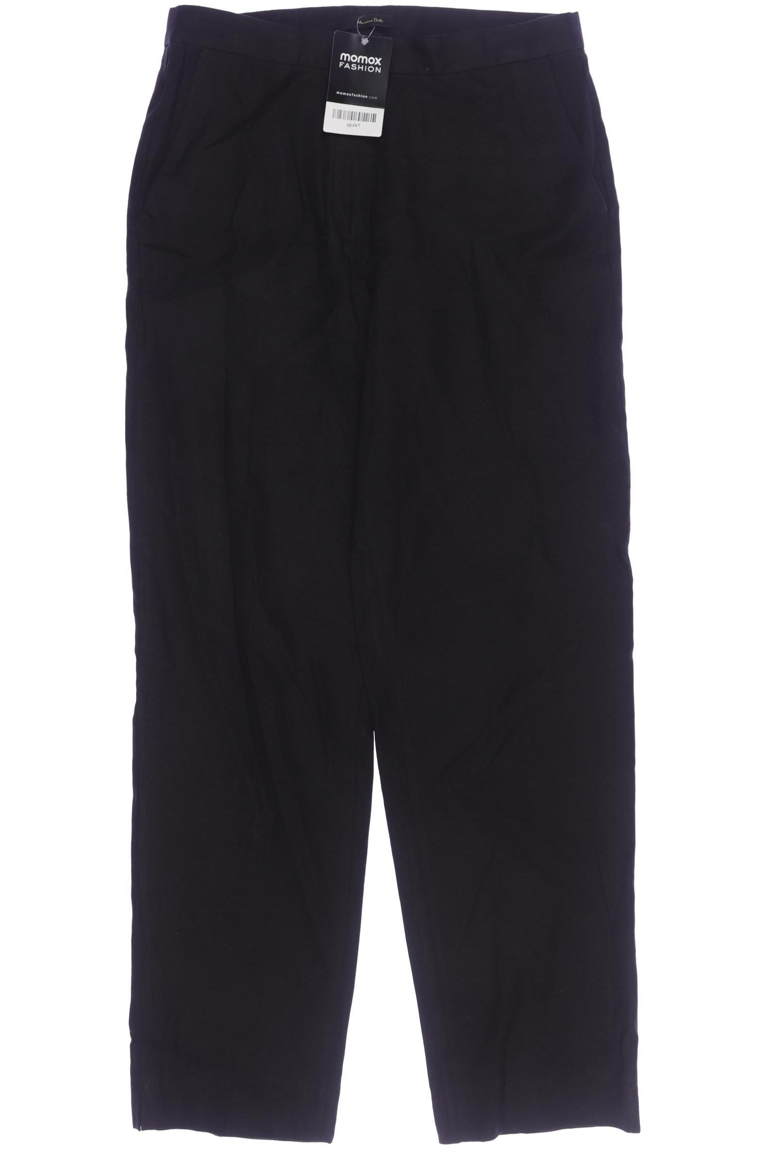 

Massimo Dutti Damen Stoffhose, schwarz, Gr. 36