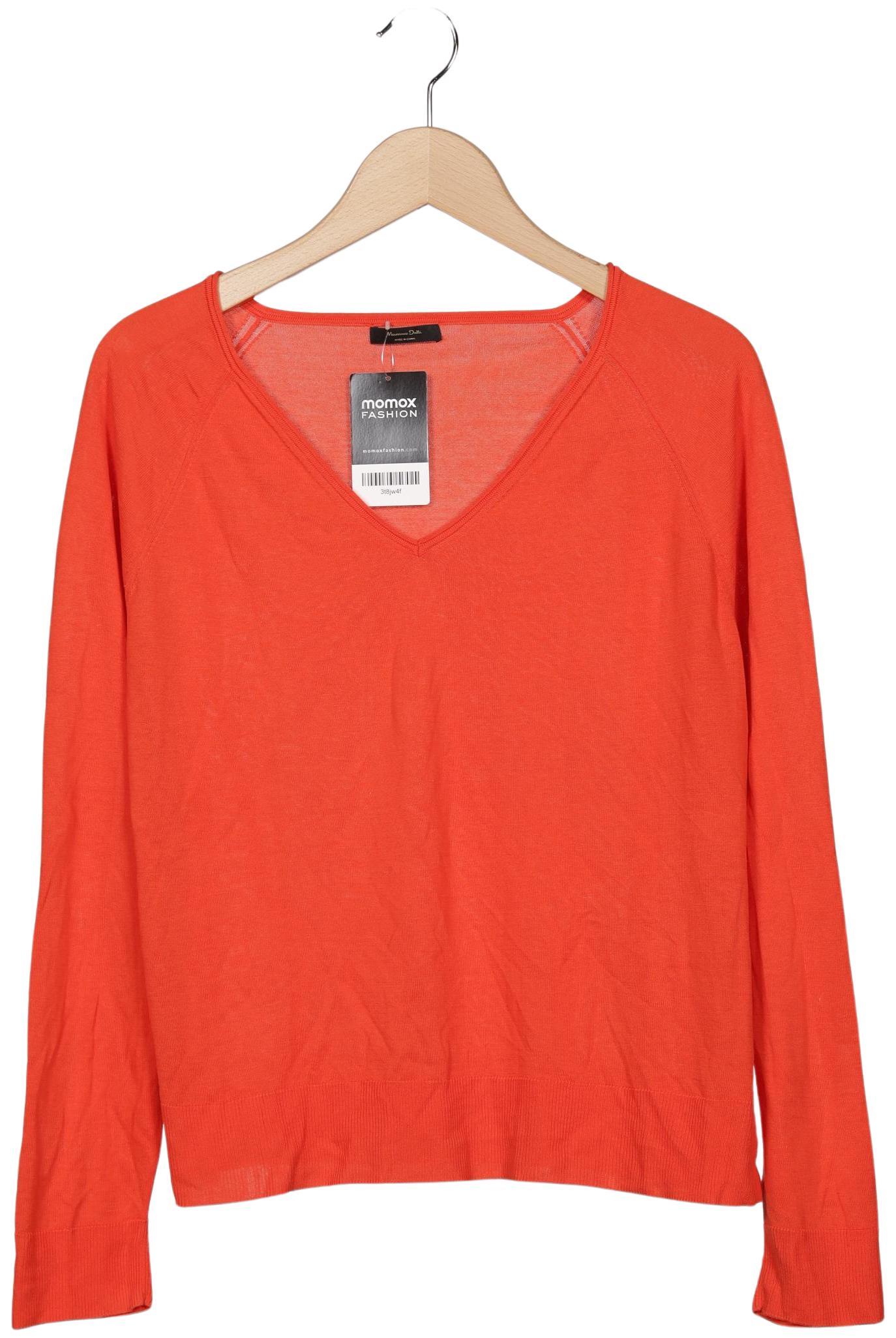 

Massimo Dutti Damen Pullover, orange, Gr. 42