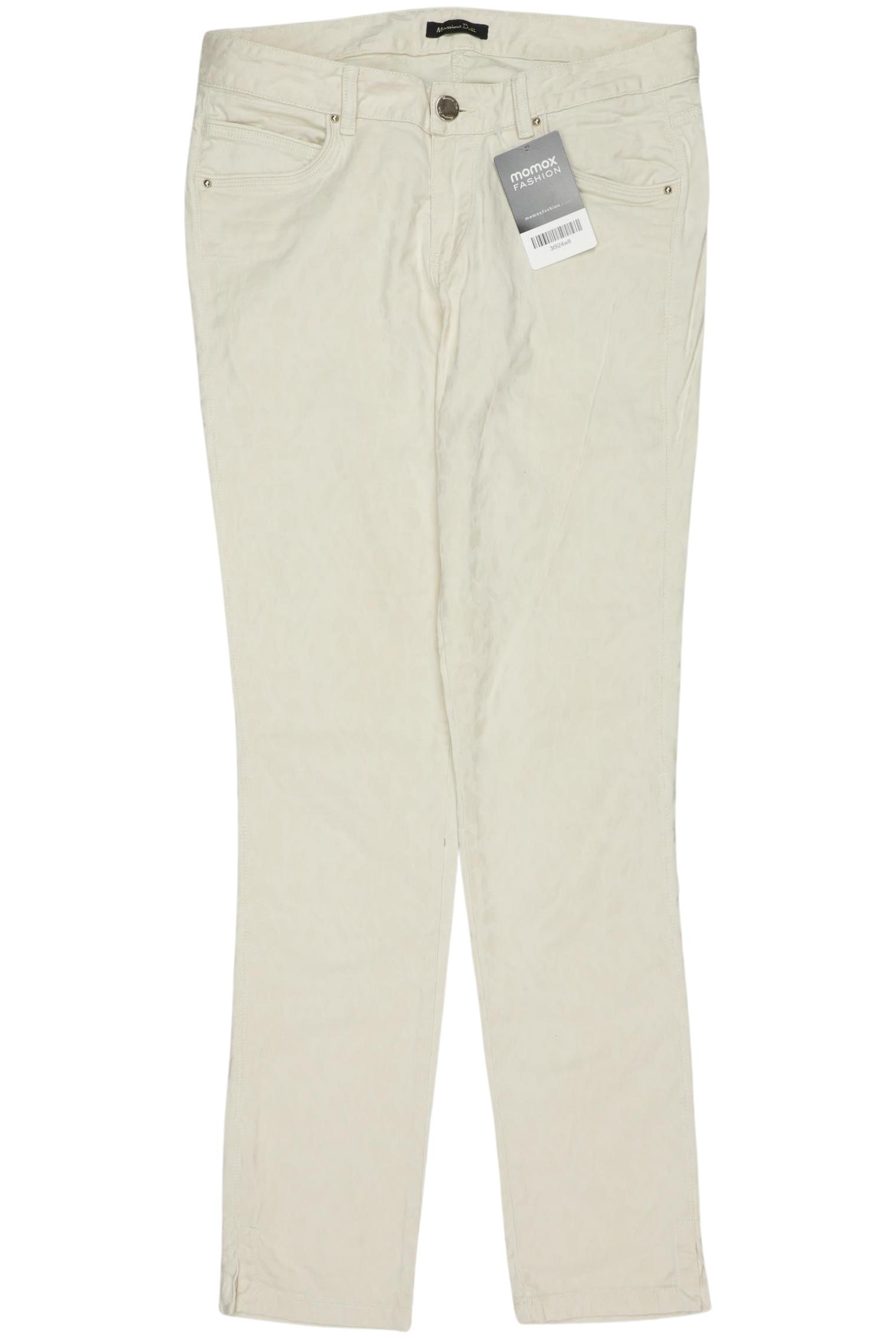 

Massimo Dutti Damen Stoffhose, cremeweiß, Gr. 36