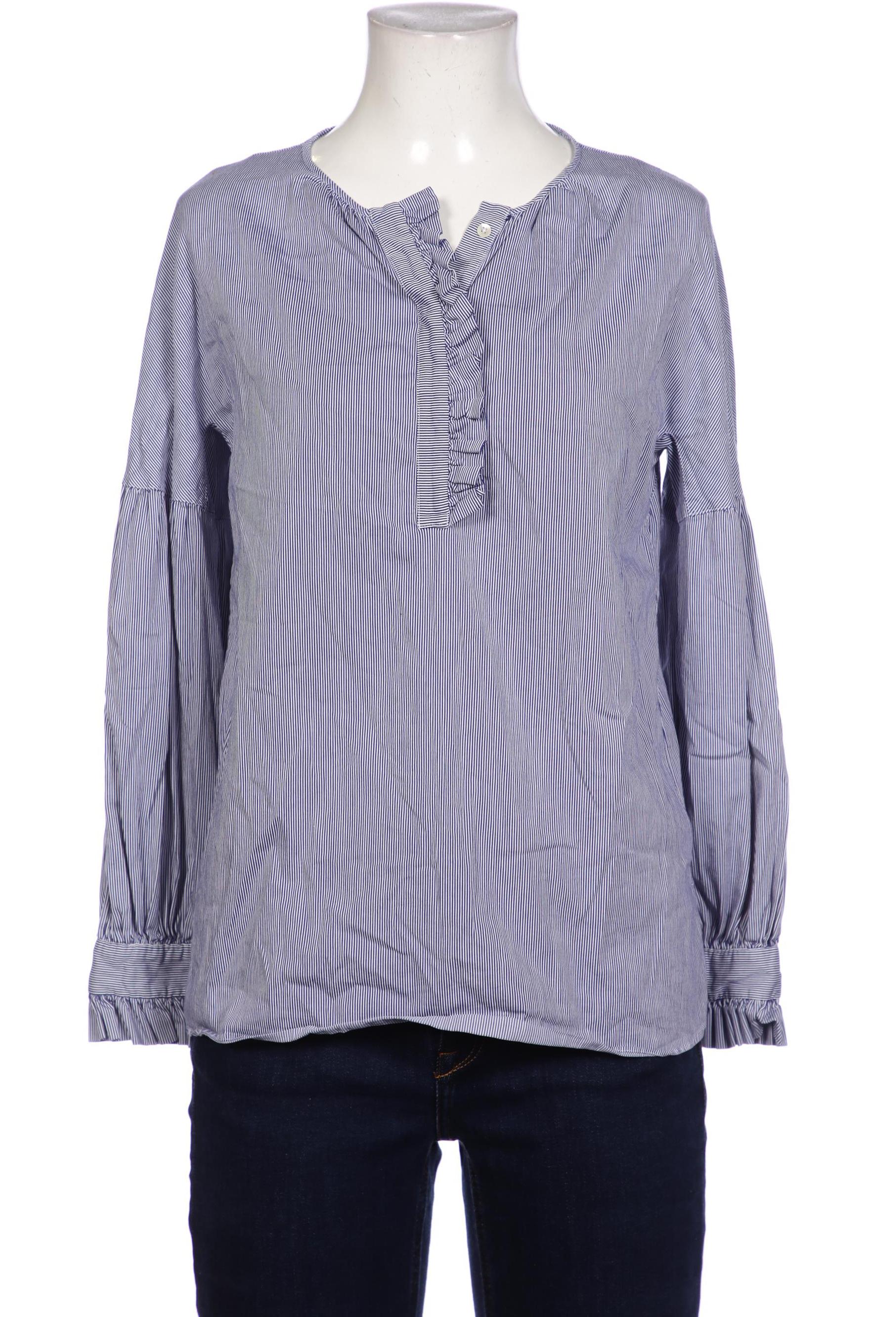 

Massimo Dutti Damen Bluse, blau, Gr. 38
