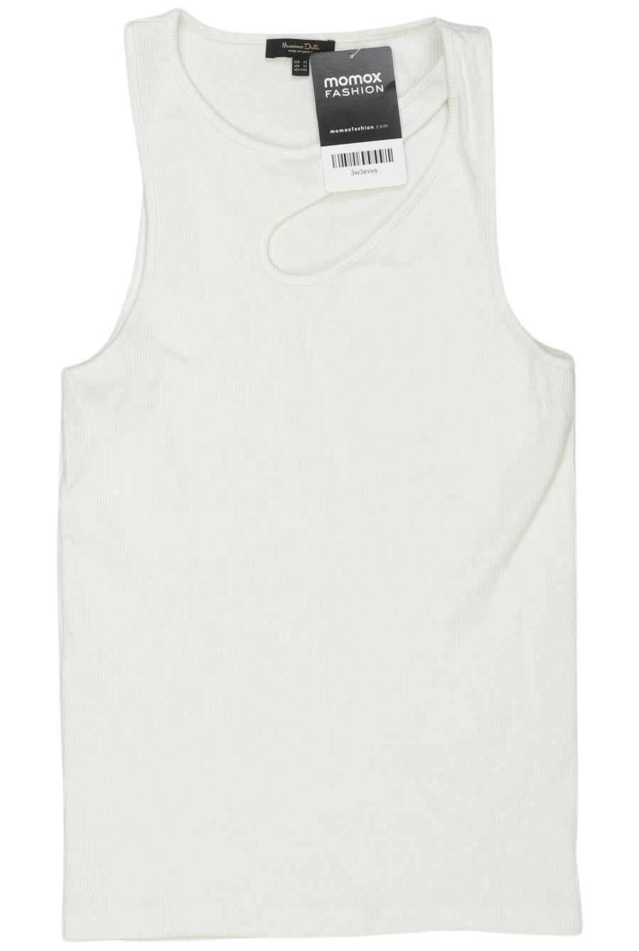 

Massimo Dutti Damen Top, weiß, Gr. 34