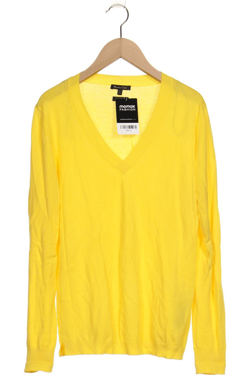 

Massimo Dutti Damen Pullover, gelb, Gr. 38