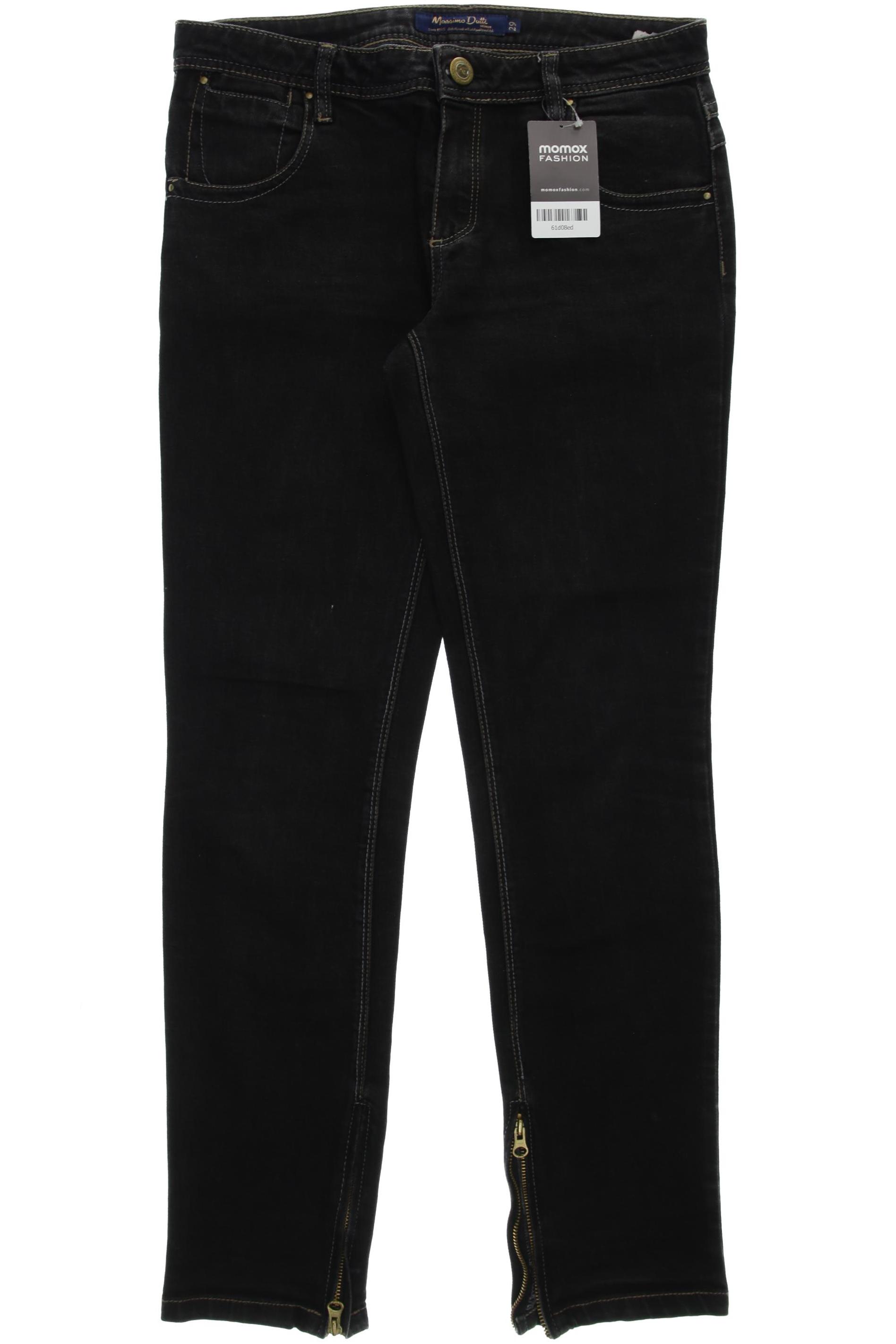 

Massimo Dutti Damen Jeans, schwarz, Gr. 29