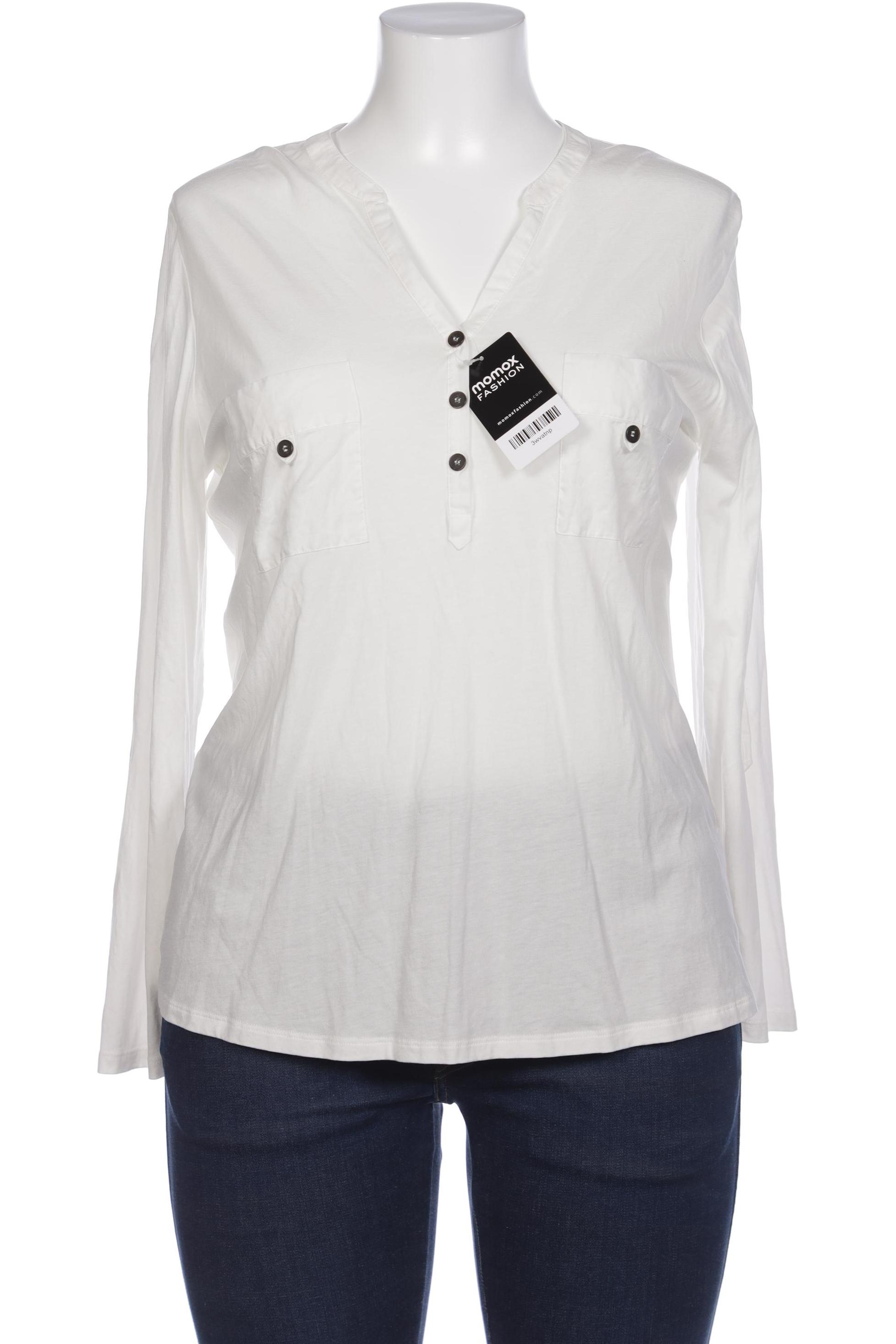 

Massimo Dutti Damen Langarmshirt, weiß, Gr. 44