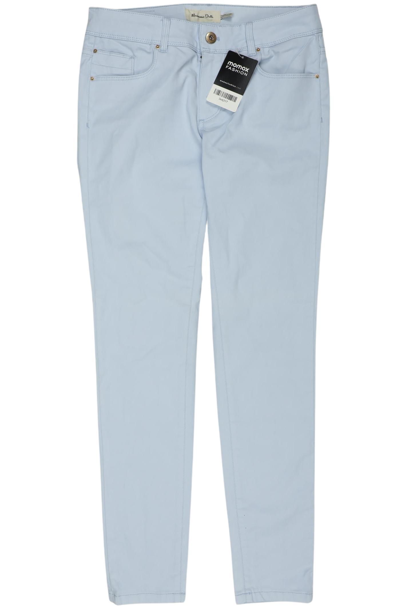 

Massimo Dutti Damen Stoffhose, hellblau, Gr. 36