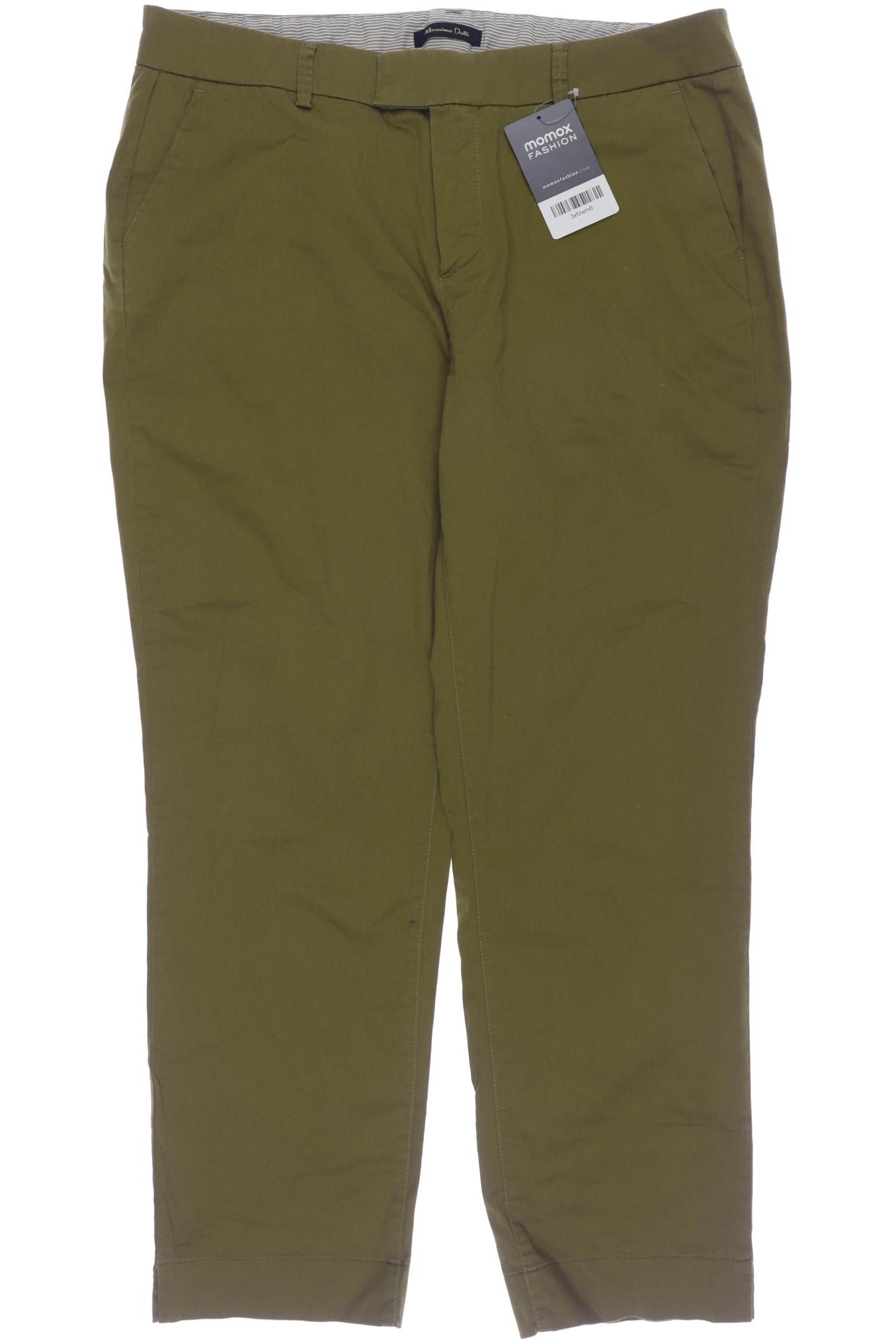 

Massimo Dutti Damen Stoffhose, grün, Gr. 42