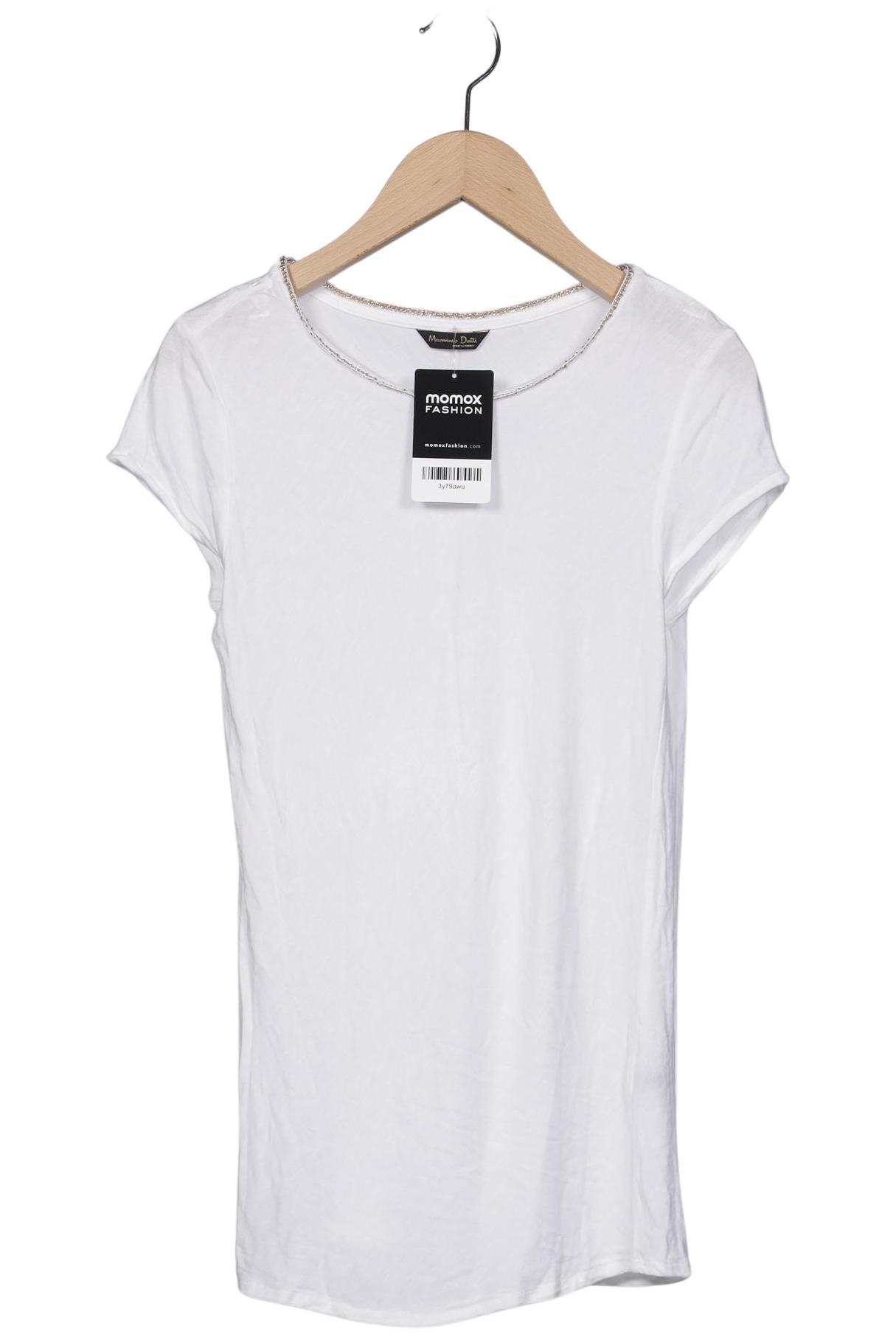 

Massimo Dutti Damen T-Shirt, weiß, Gr. 36