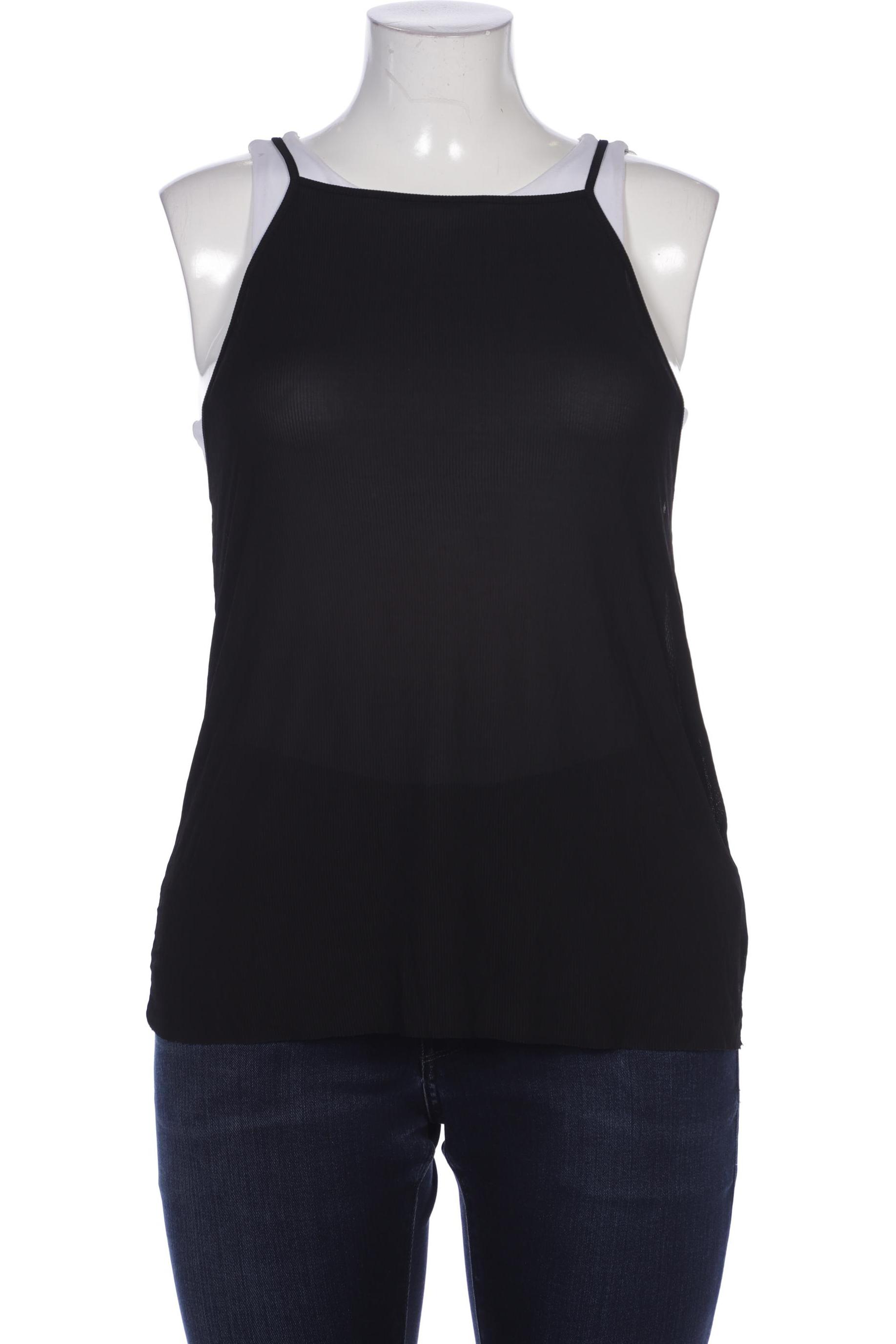 

Massimo Dutti Damen Top, schwarz, Gr. 42