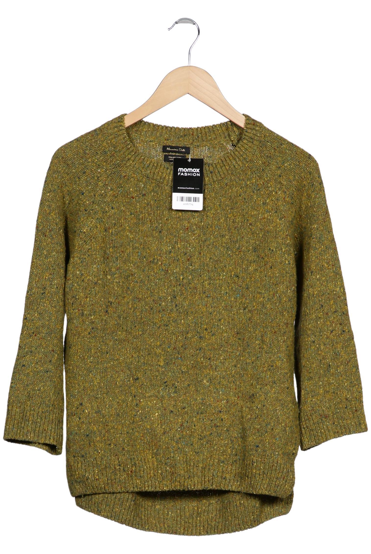 

Massimo Dutti Damen Pullover, grün, Gr. 36