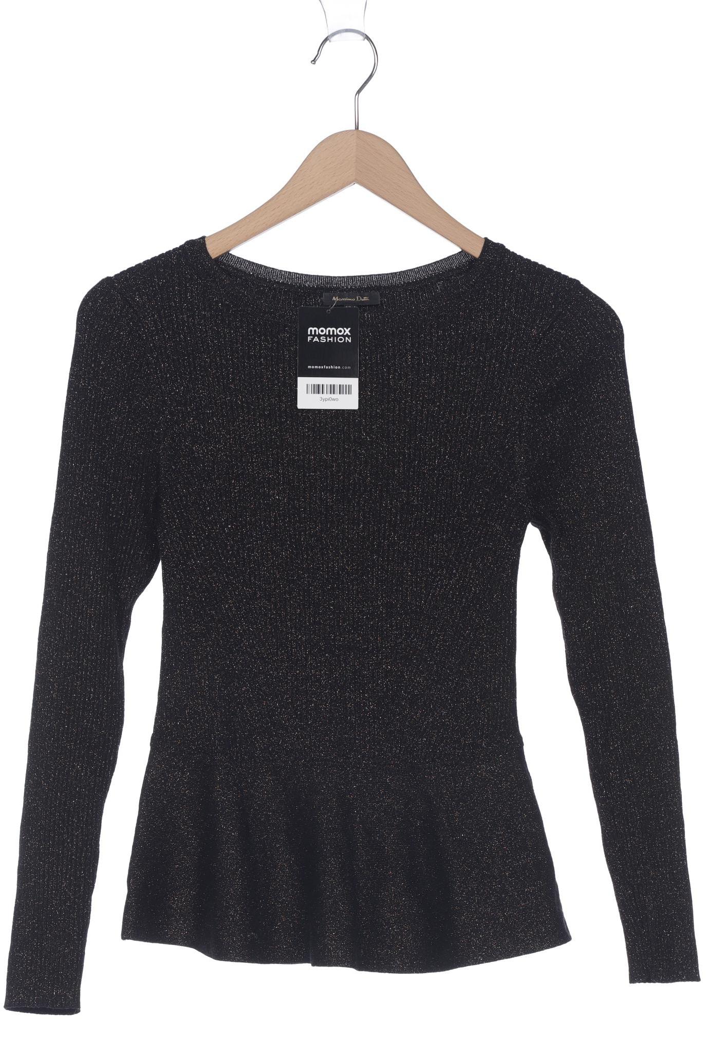 

Massimo Dutti Damen Pullover, schwarz, Gr. 36