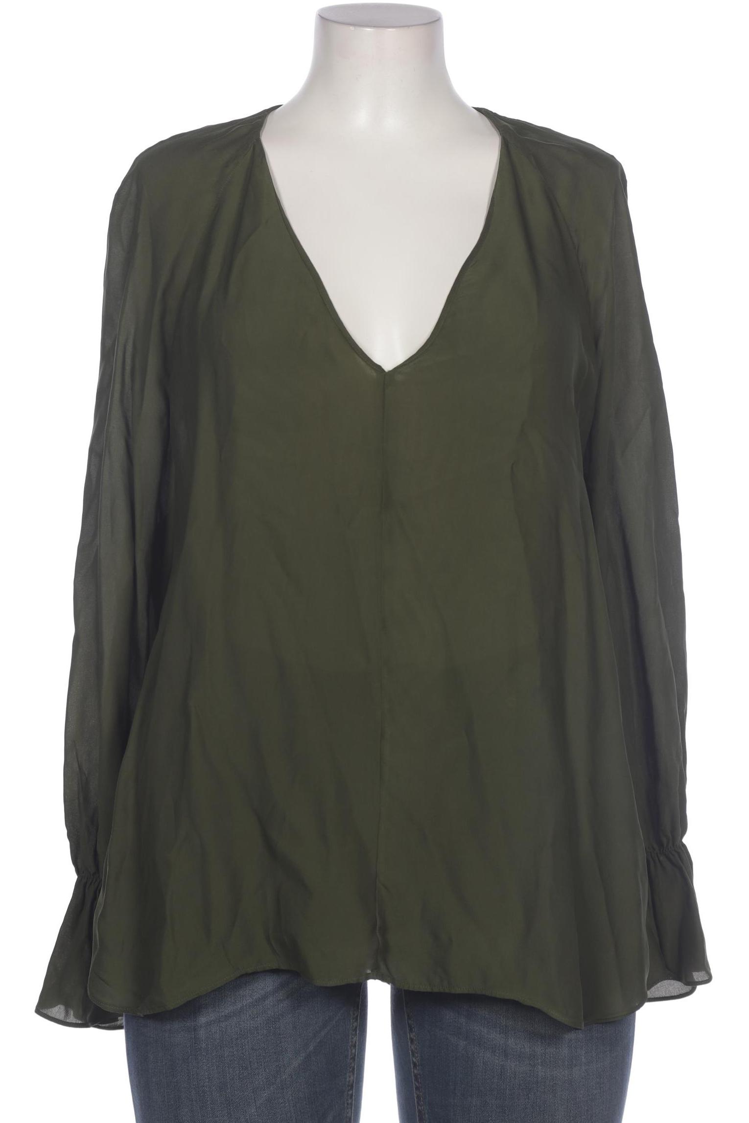 

Massimo Dutti Damen Bluse, grün, Gr. 42
