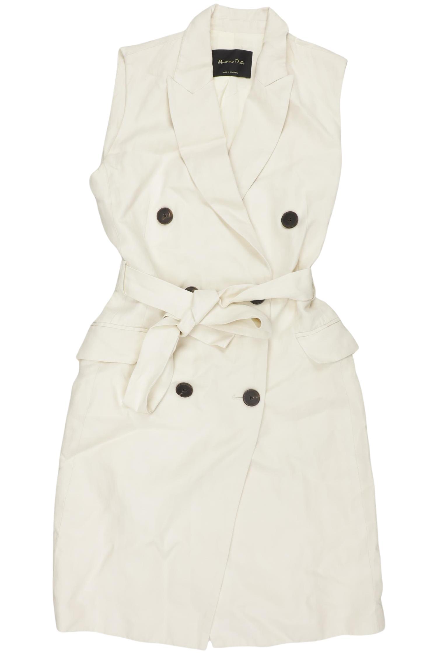 

Massimo Dutti Damen Weste, cremeweiß, Gr. 36