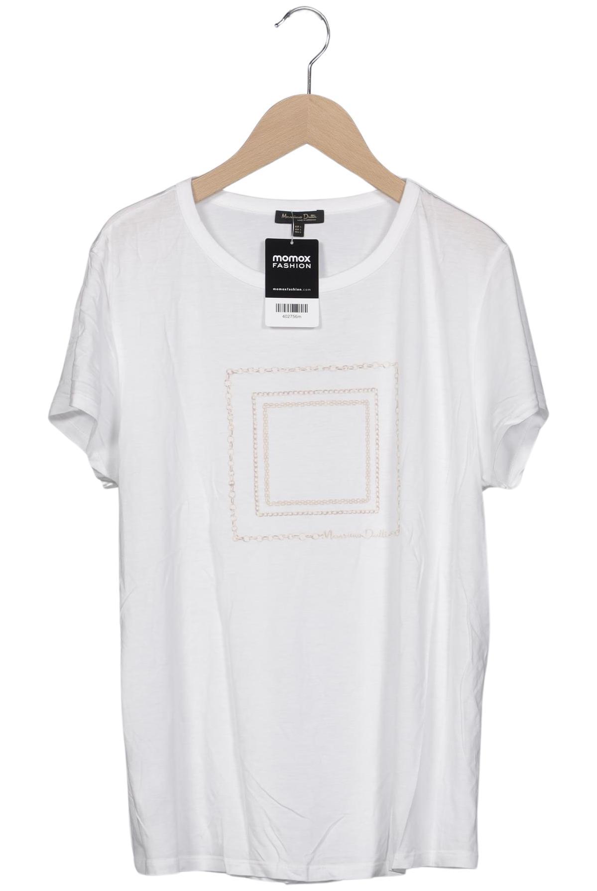 

Massimo Dutti Damen T-Shirt, weiß, Gr. 42