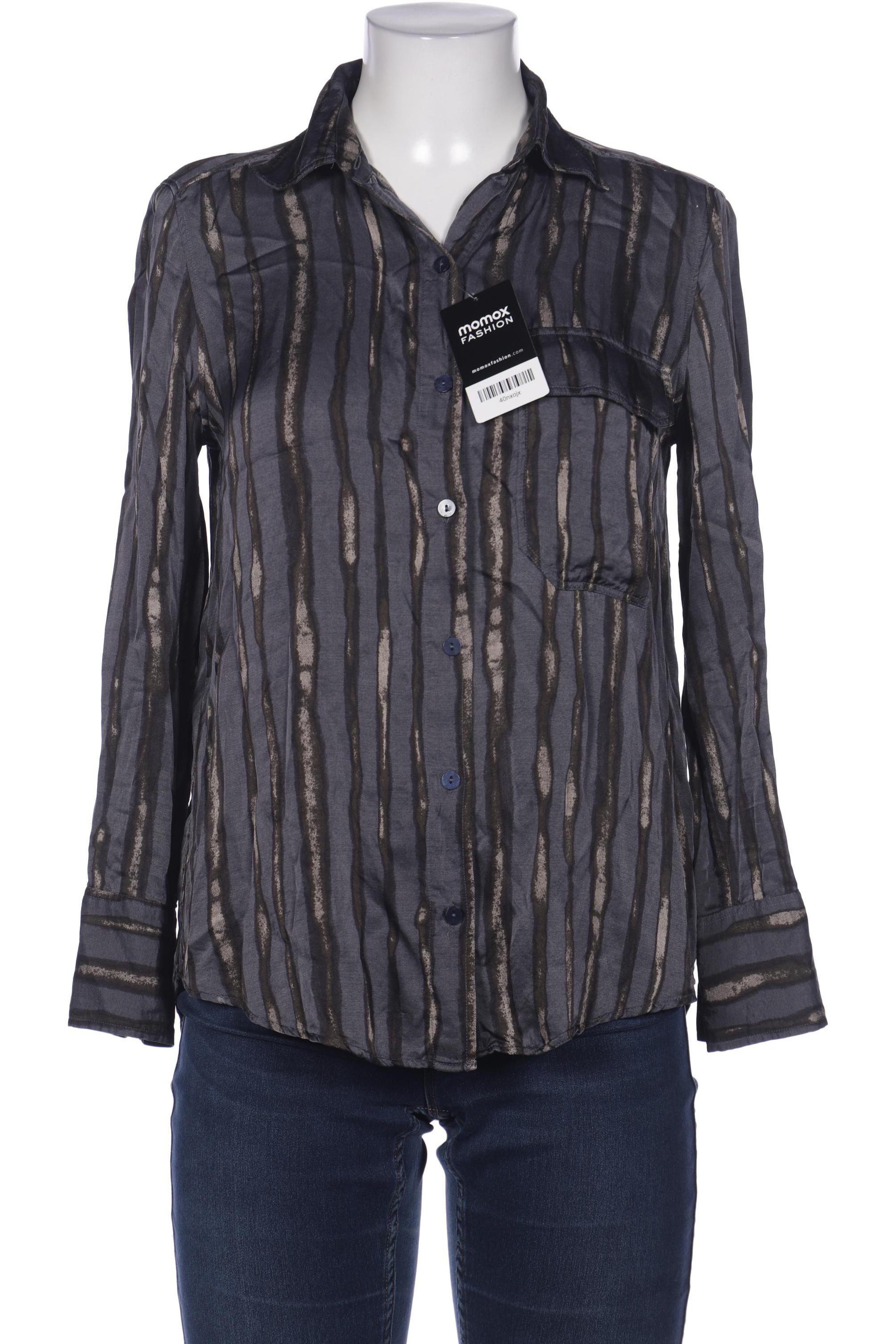 

Massimo Dutti Damen Bluse, marineblau, Gr. 38