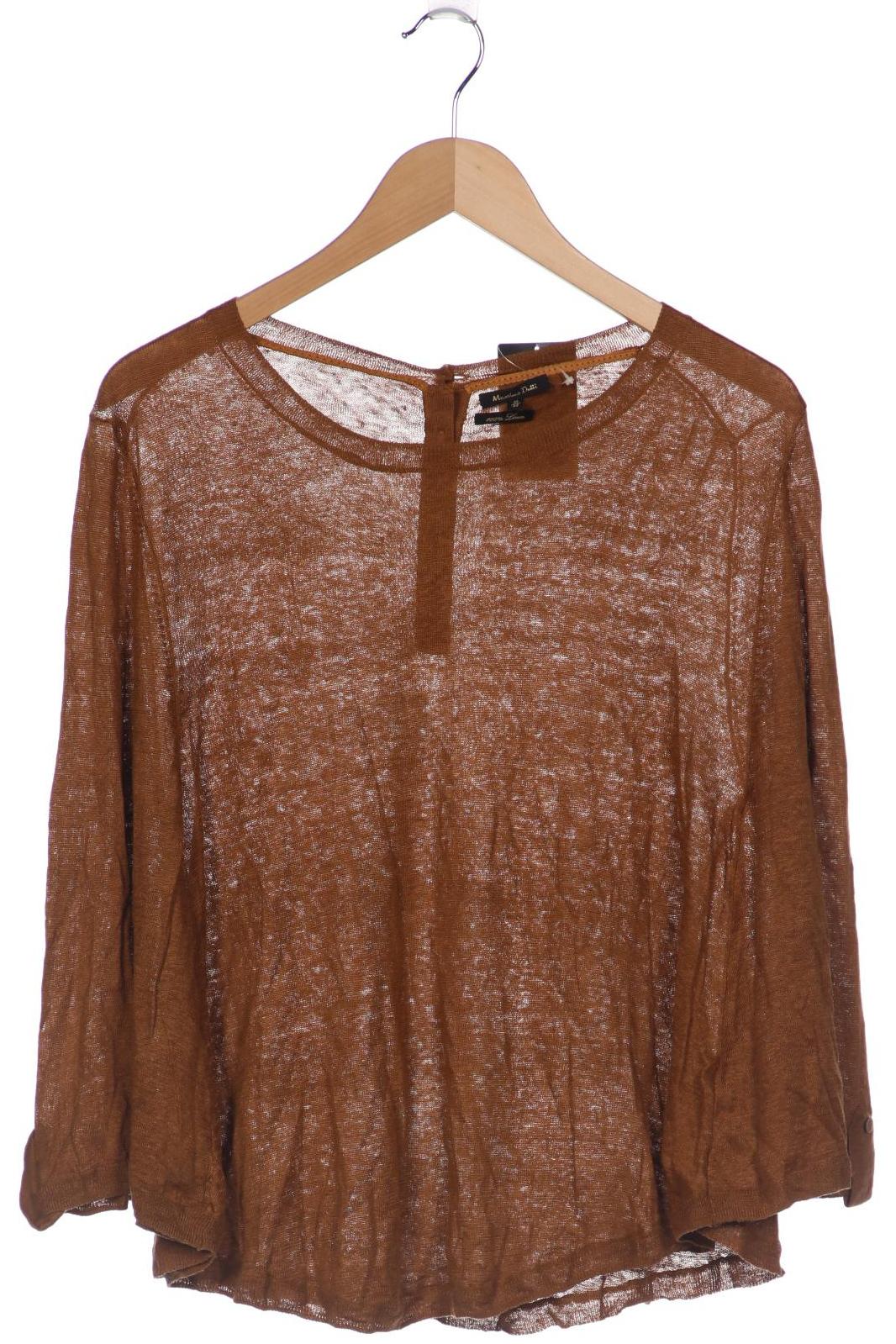 

Massimo Dutti Damen Pullover, braun, Gr. 32