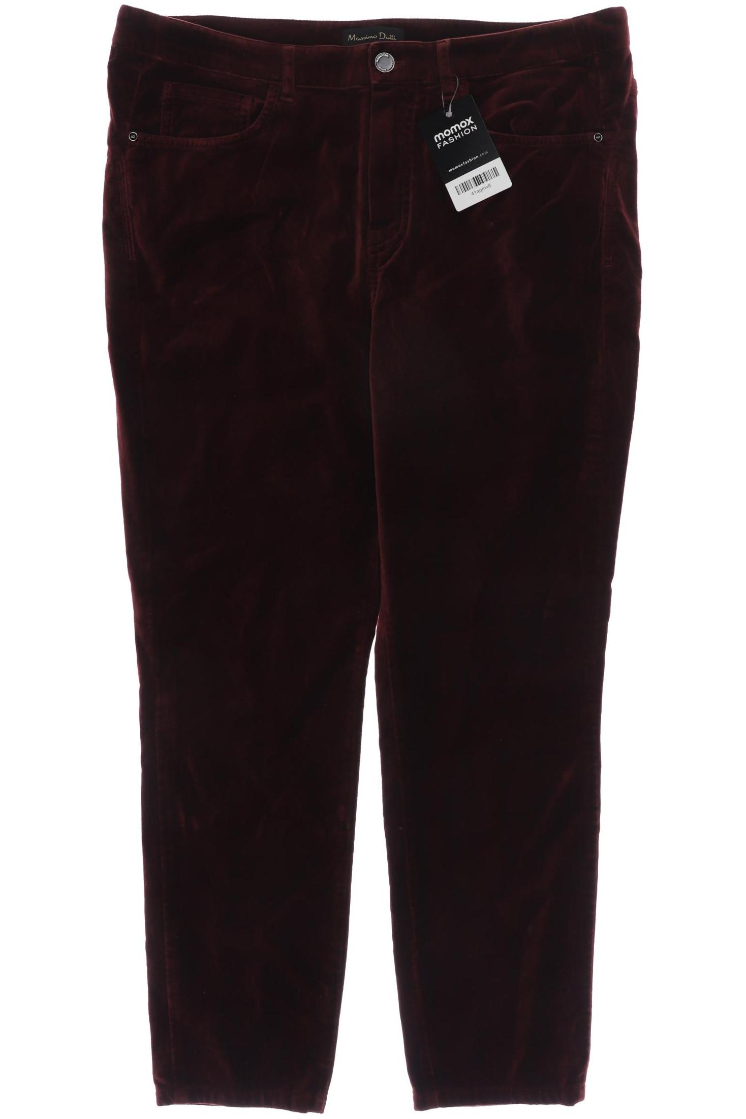 

Massimo Dutti Damen Stoffhose, bordeaux, Gr. 42