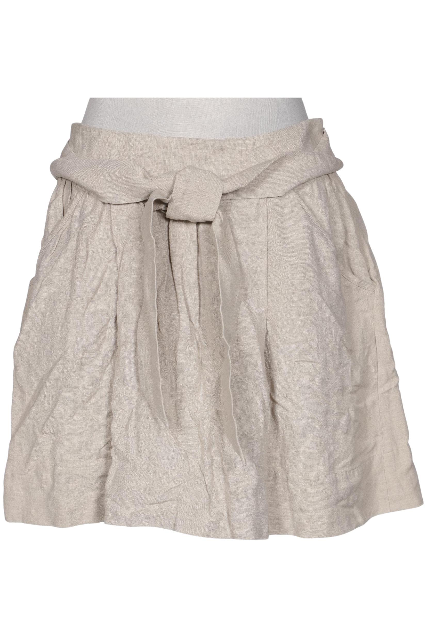 

Massimo Dutti Damen Rock, beige, Gr. 36