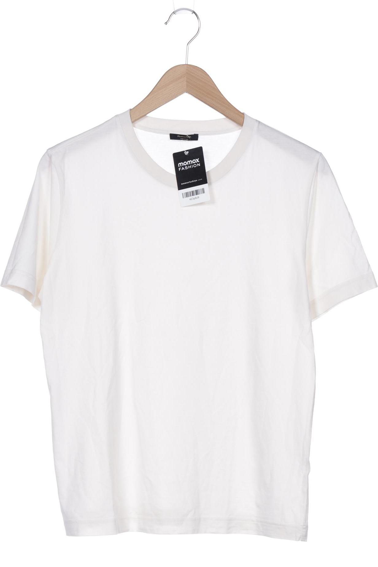 

Massimo Dutti Damen T-Shirt, cremeweiß