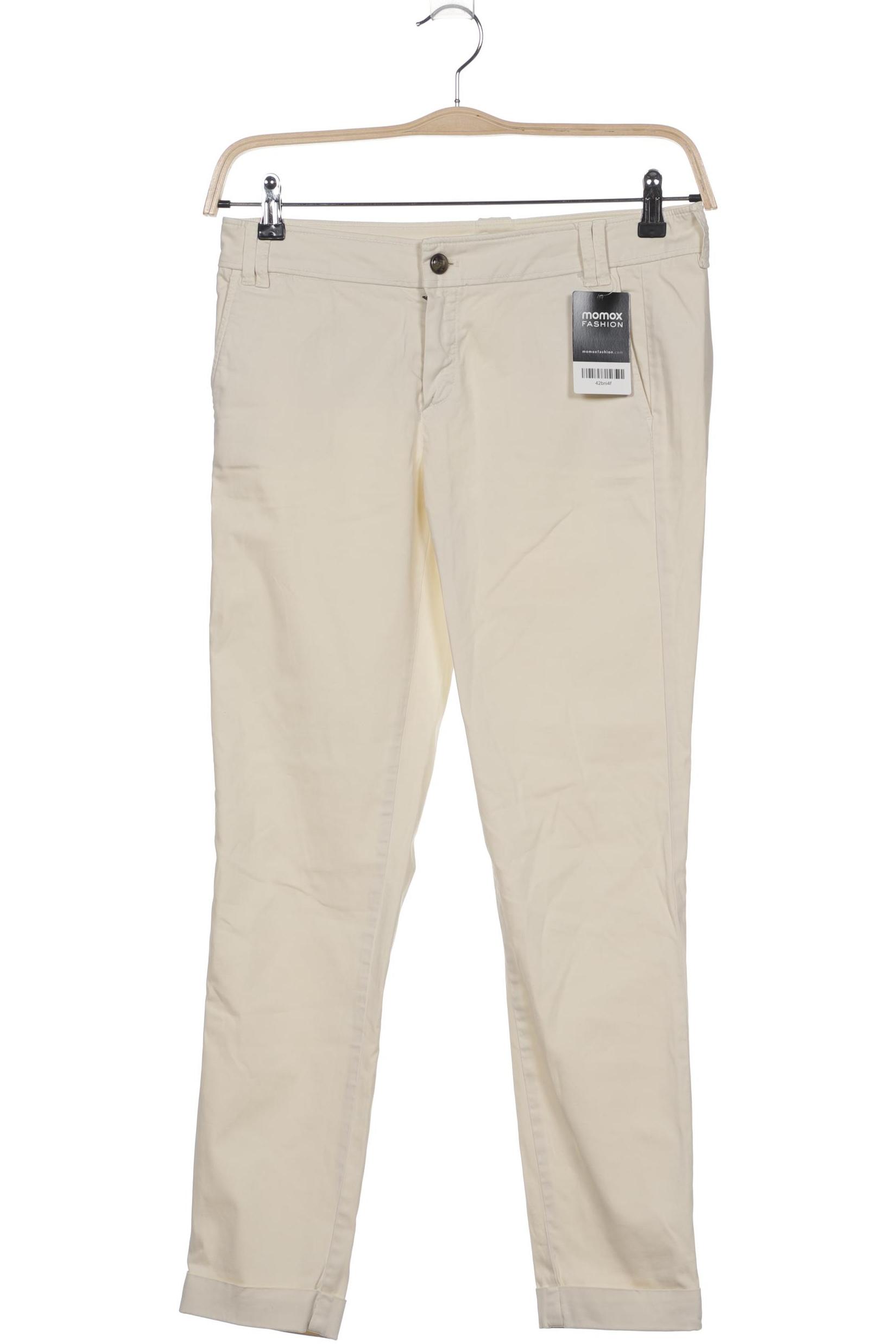 

Massimo Dutti Damen Stoffhose, cremeweiß, Gr. 38