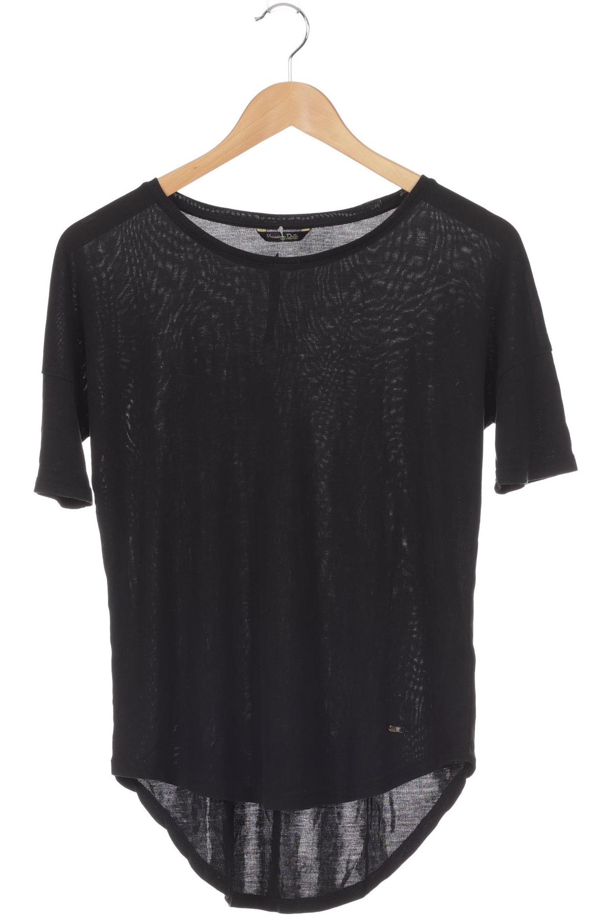 

Massimo Dutti Damen T-Shirt, schwarz, Gr. 34